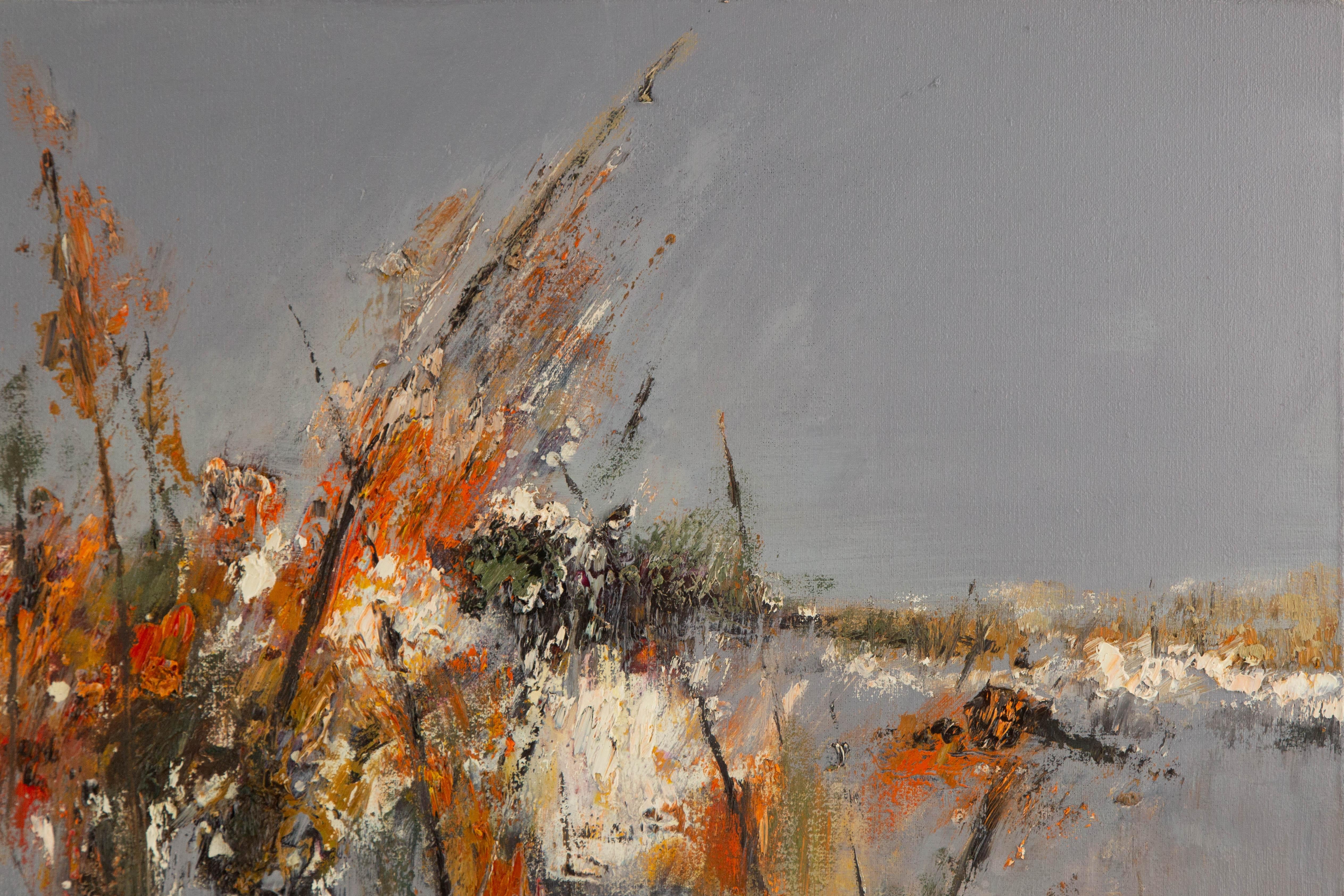 Zhenzhong Liu Abstract Original Oil On Canvas 