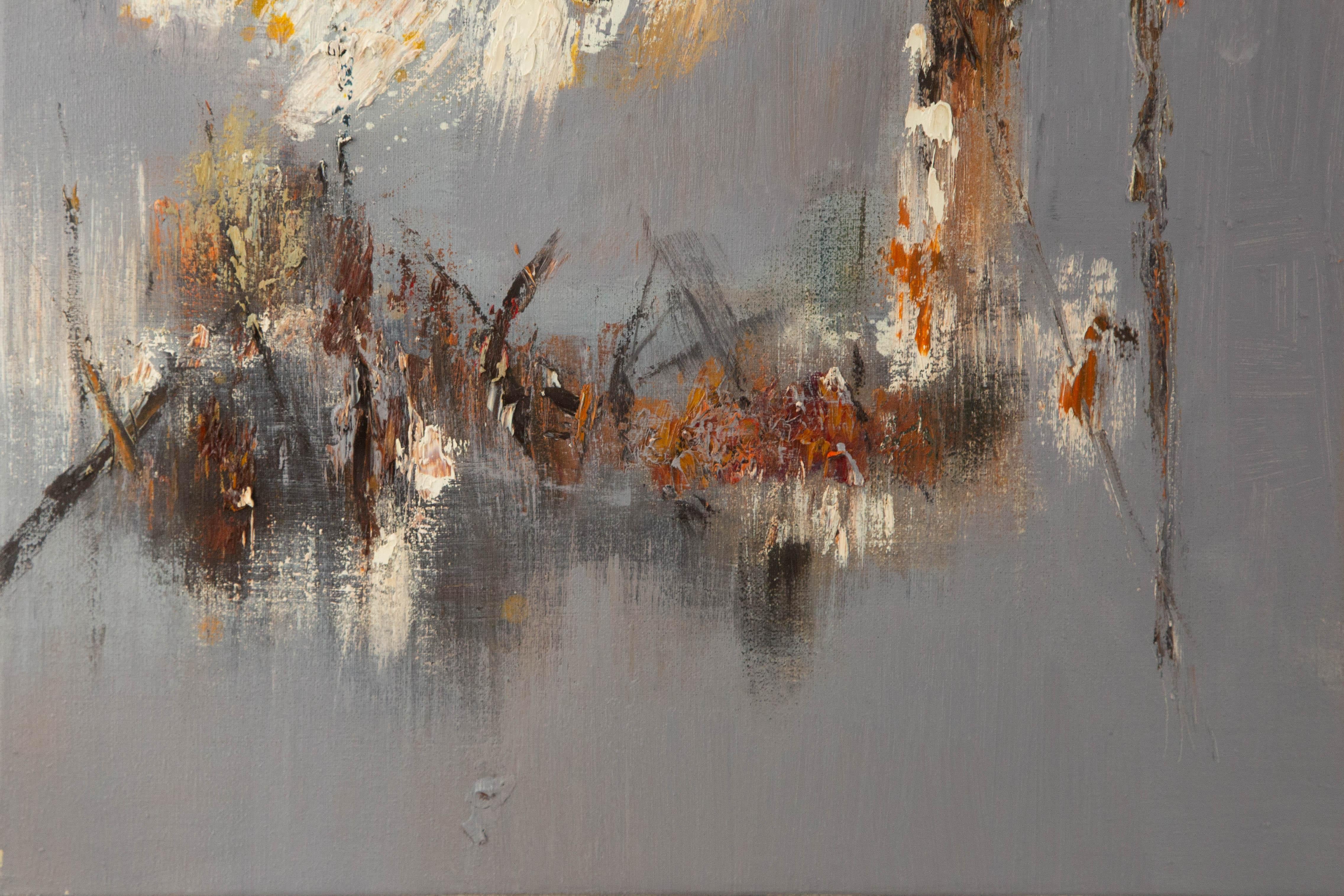 Zhenzhong Liu Abstract Original Oil On Canvas 