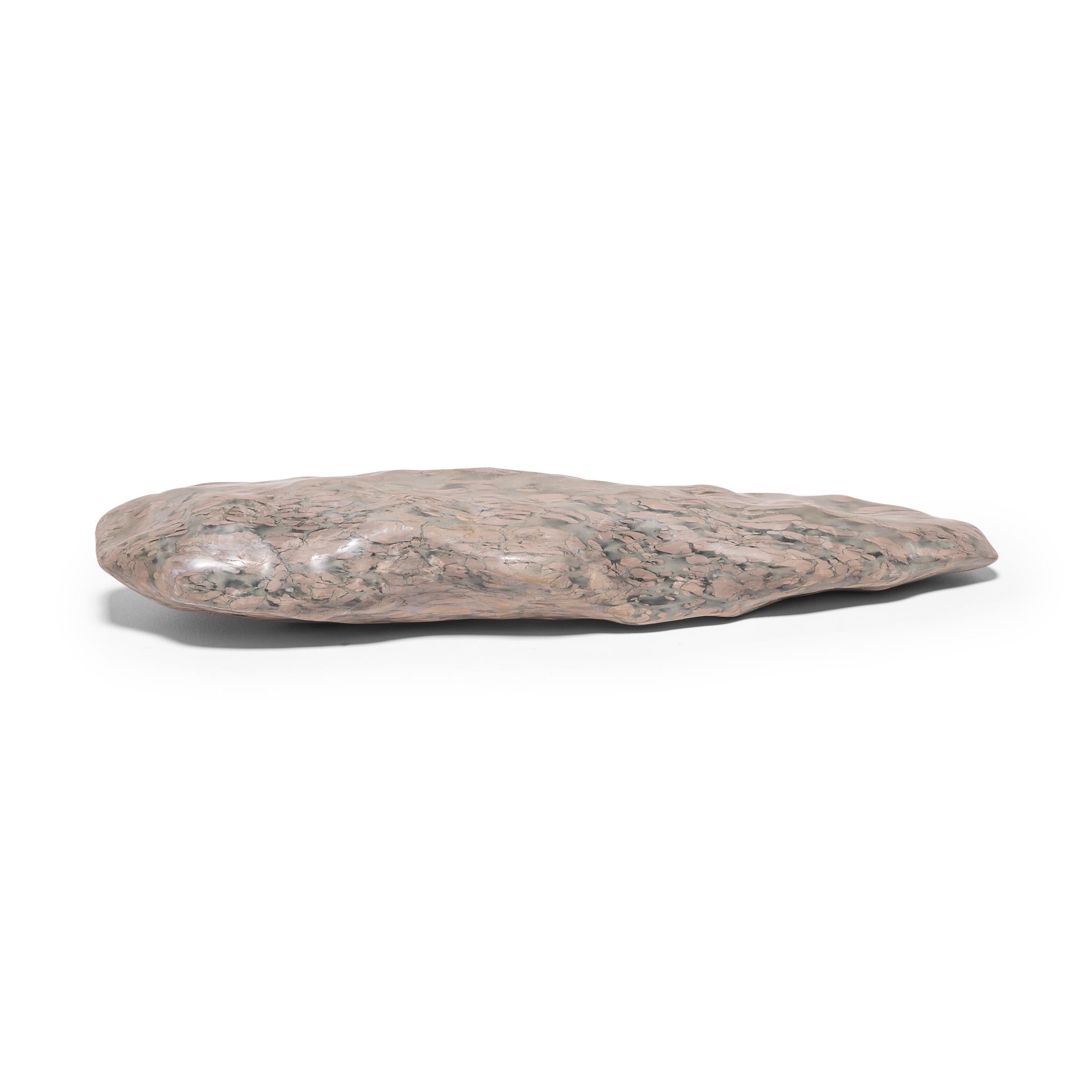 Polished Zhenzhu Meditation Stone For Sale
