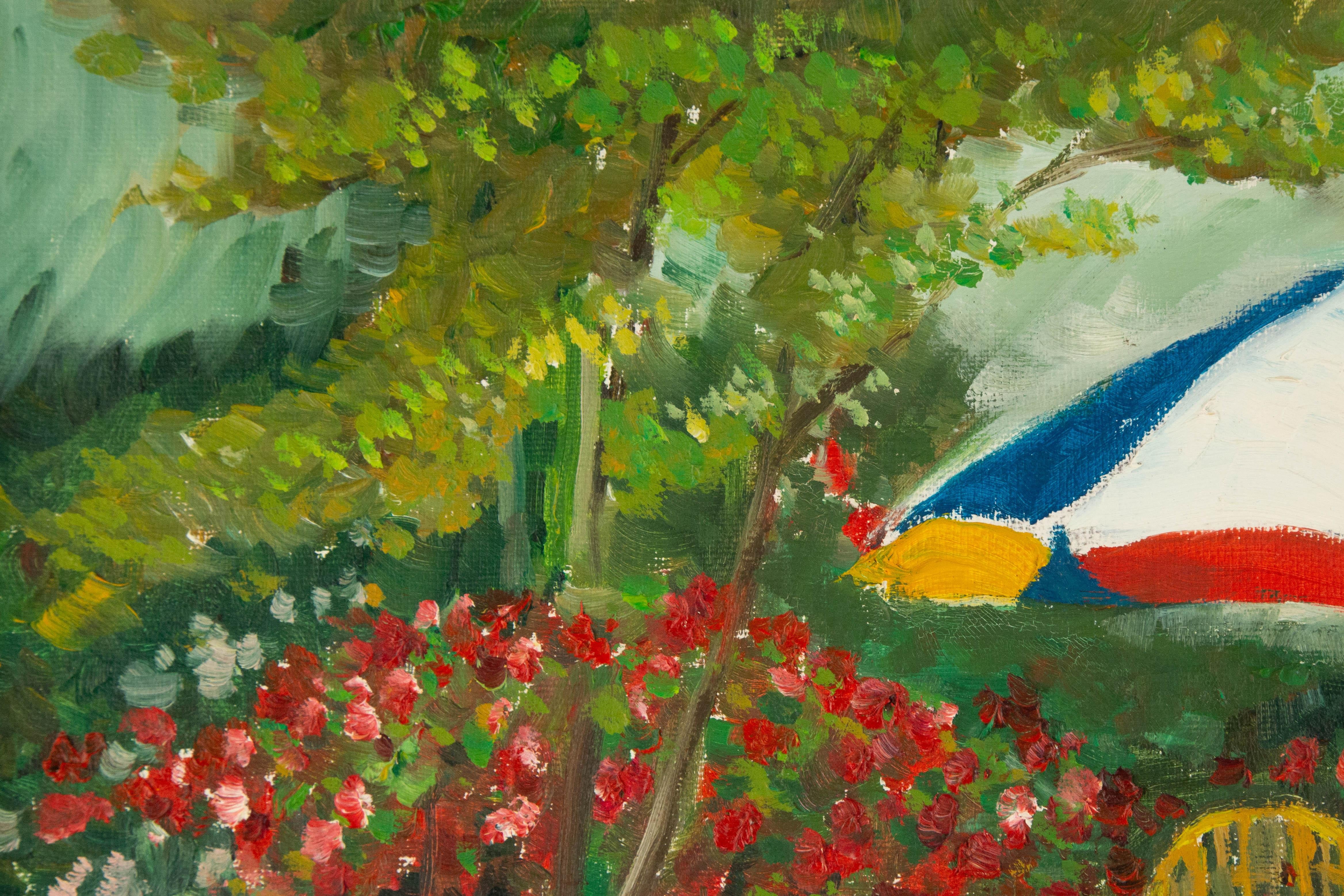 Zhijun Jiang Landschaft, Original, Ölgemälde auf Leinwand, „Resting Place“ – Painting von ZhiJun Jiang
