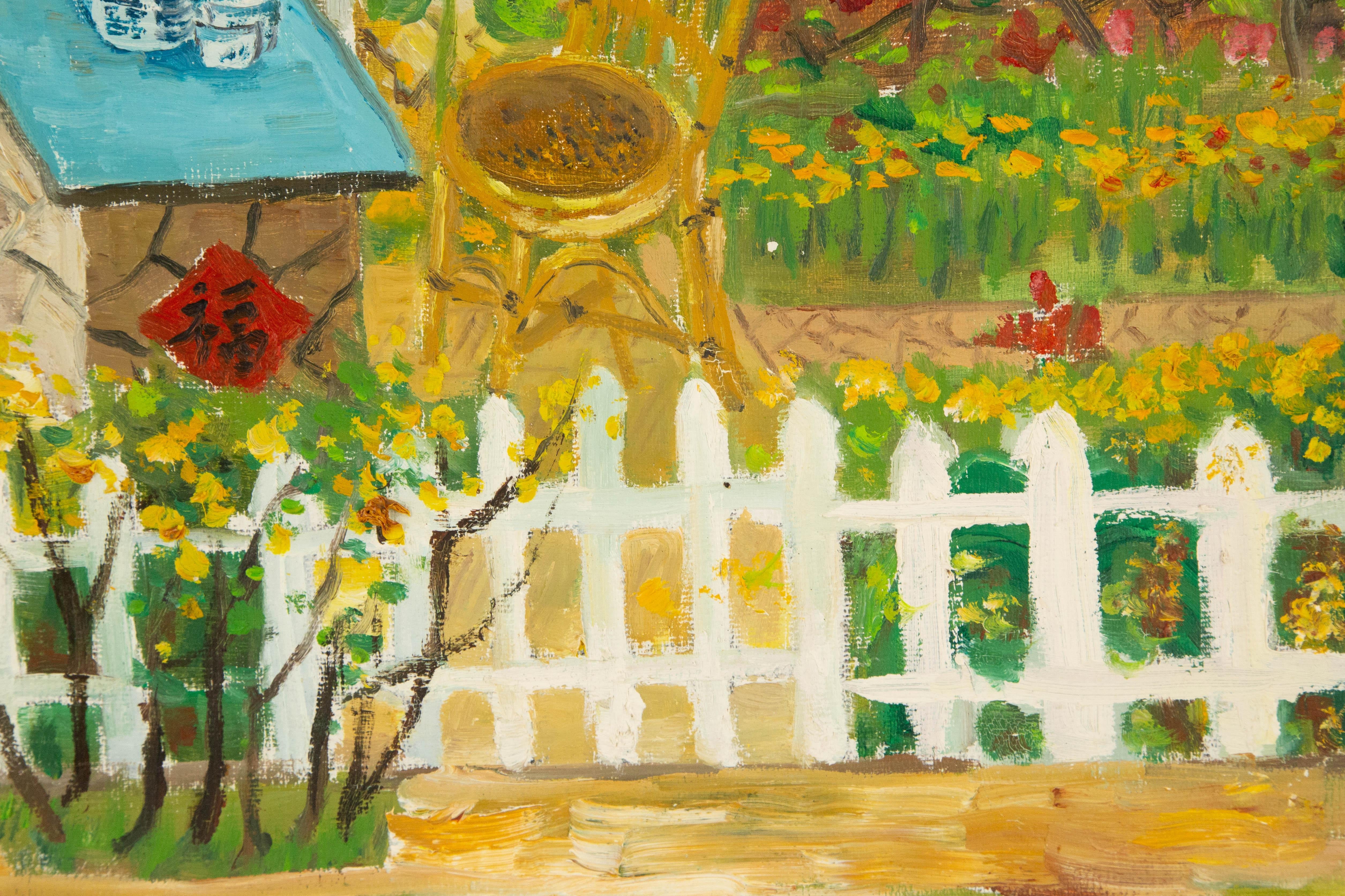 Zhijun Jiang Landschaft, Original, Ölgemälde auf Leinwand, „Resting Place“ im Angebot 1