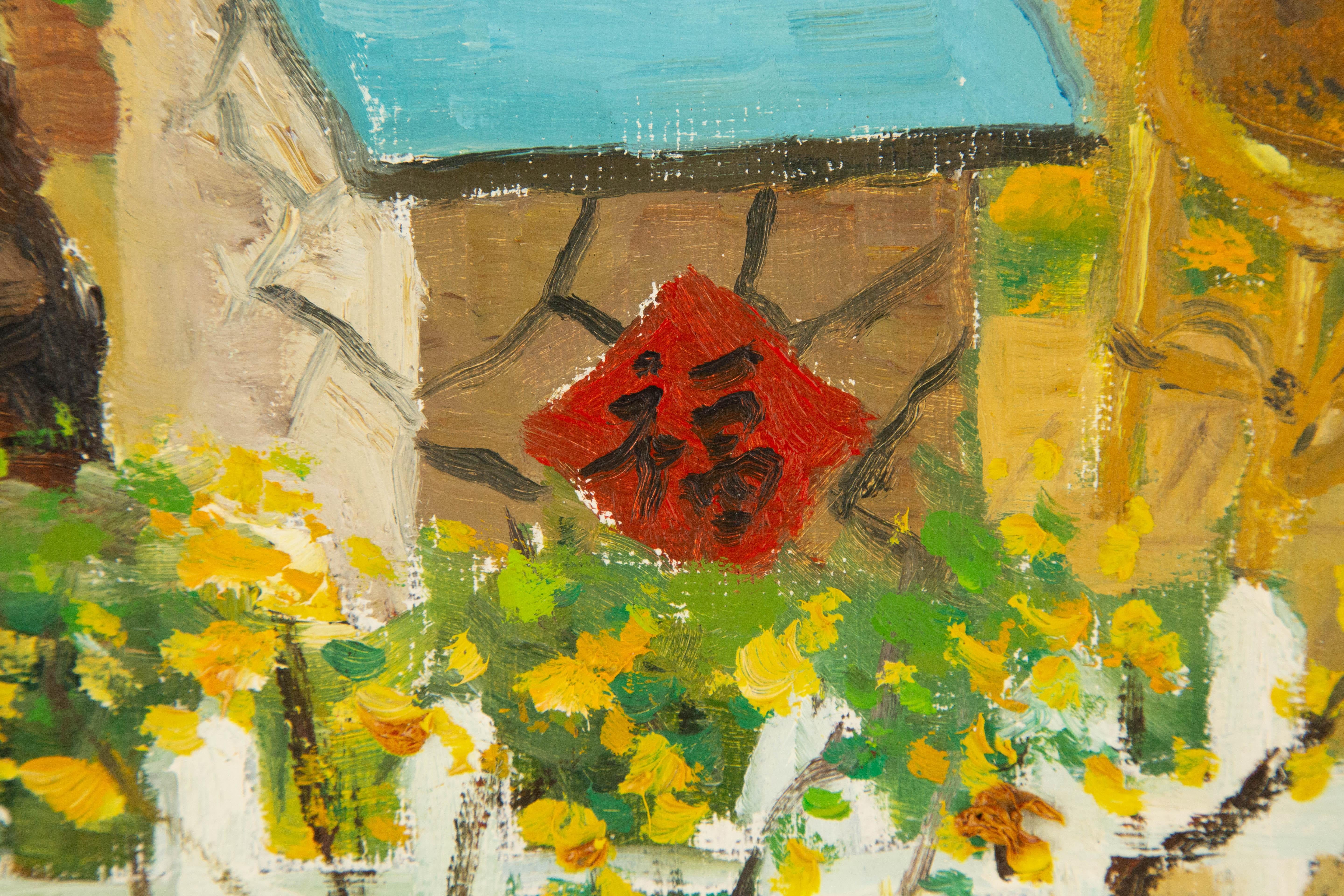 Zhijun Jiang Landschaft, Original, Ölgemälde auf Leinwand, „Resting Place“ im Angebot 3