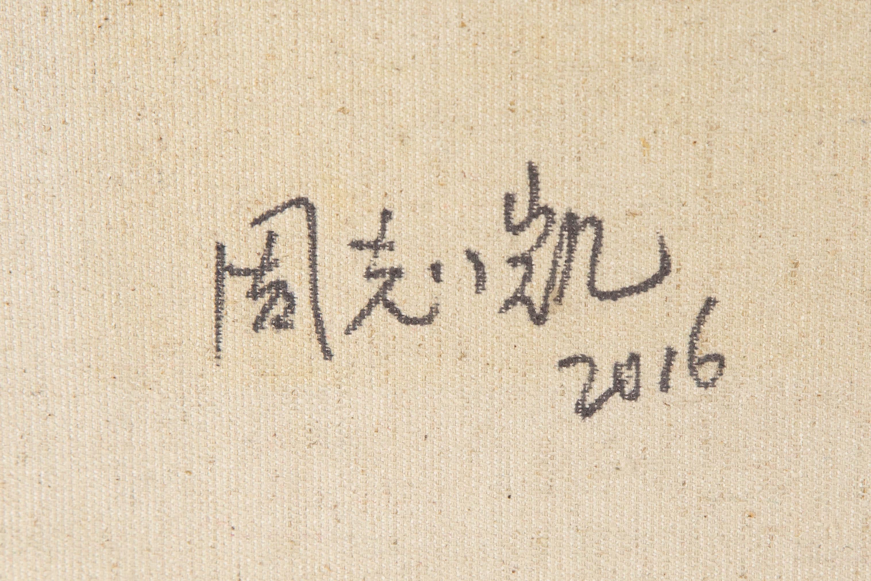 Zhikai Zhou Landscape Original Oil On Canvas 