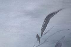 Zhilin Zheng Impressionist Original Oil On Canvas "Raining Bamboo Grove 3"
