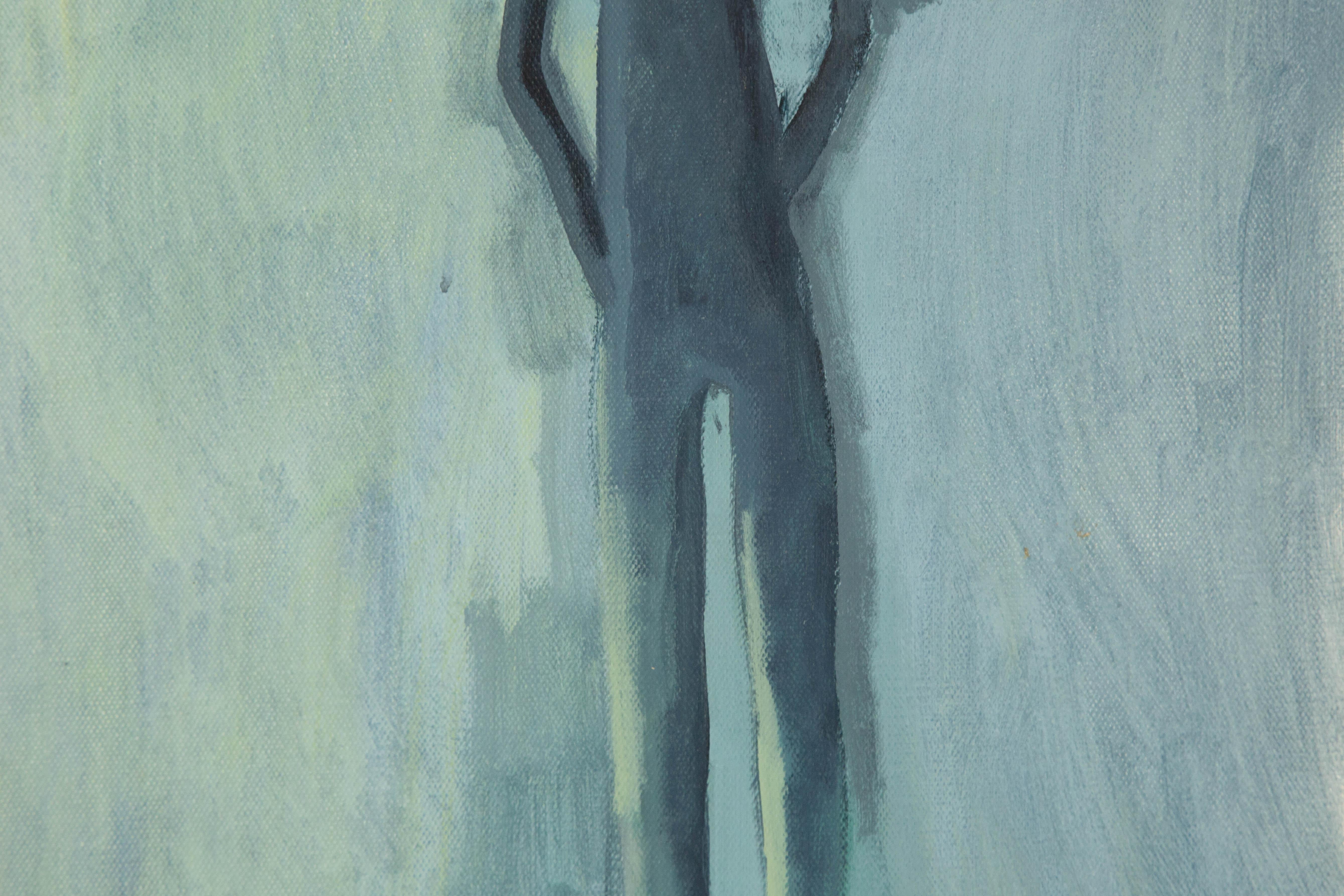 Zhipeng Cui Surrealist Original Öl auf Leinwand 