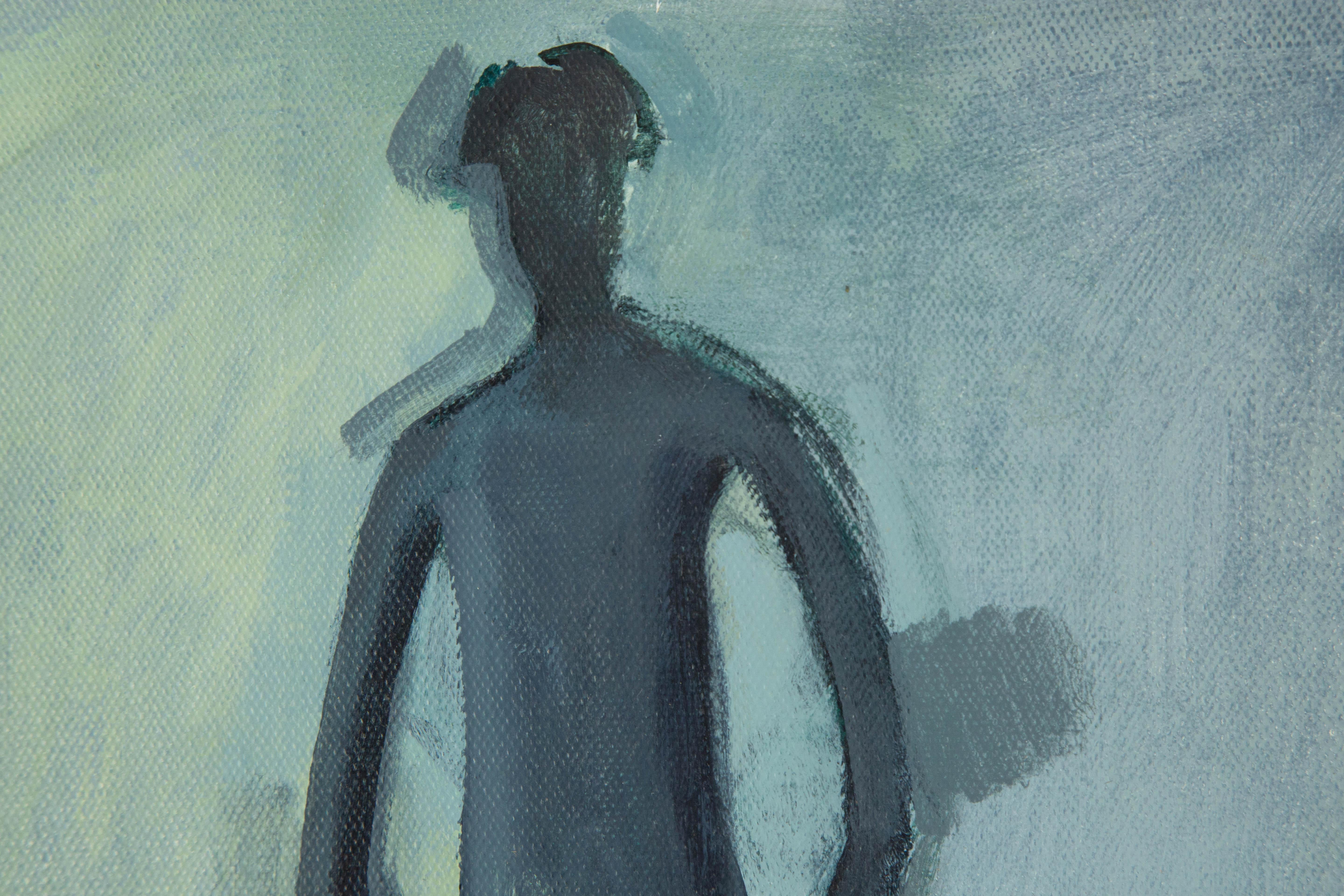 Zhipeng Cui Surrealist Original Öl auf Leinwand 