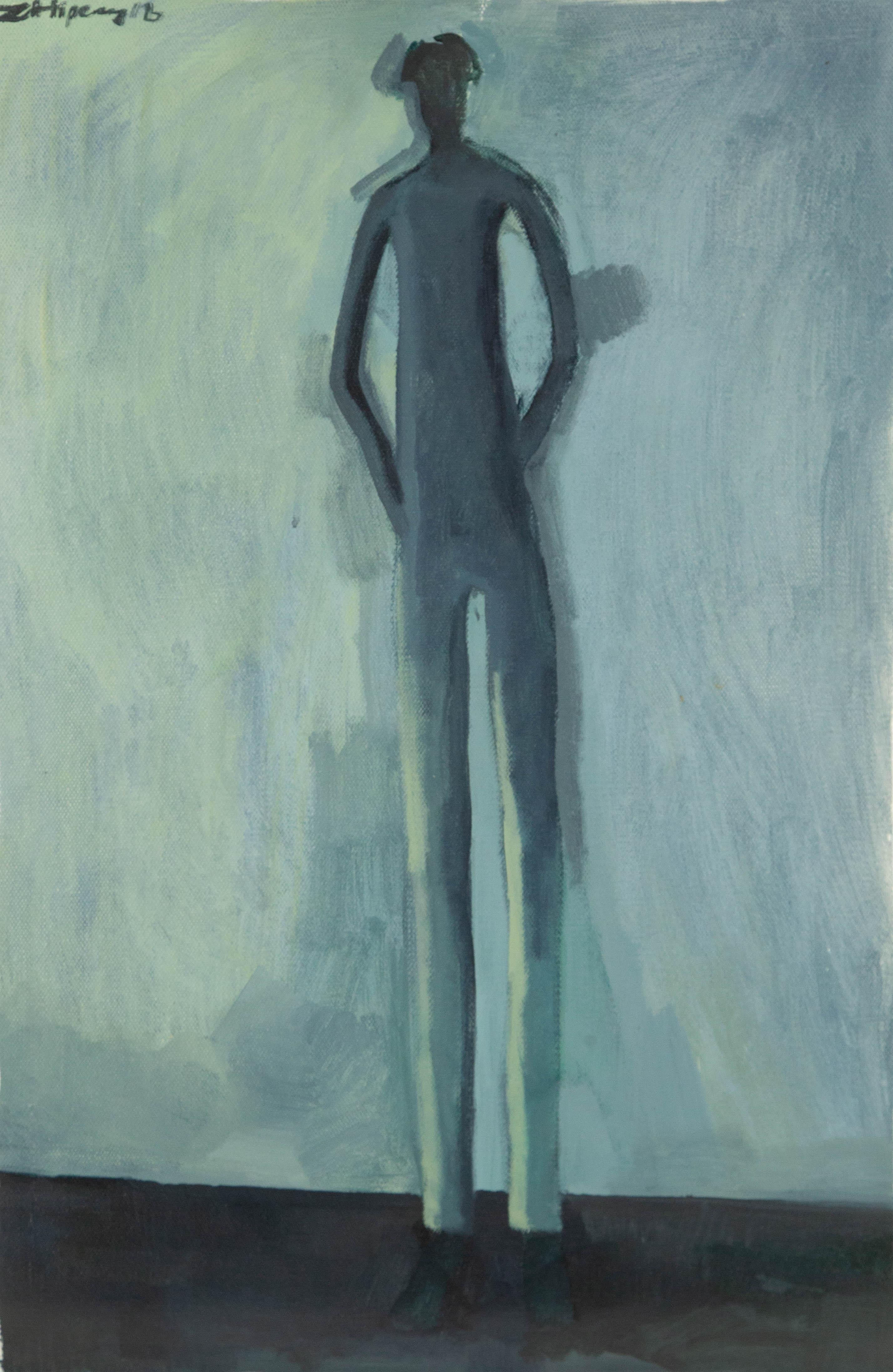  Titel: Der Schatten
 Medium: Öl auf Leinwand
 Größe: 23,25 x 15,25 Zoll
 Rahmen: Einrahmungsmöglichkeiten vorhanden!
 Zustand: Das Gemälde scheint in ausgezeichnetem Zustand zu sein.
 Hinweis: Dieses Gemälde ist nicht aufgespannt und wird gerollt
