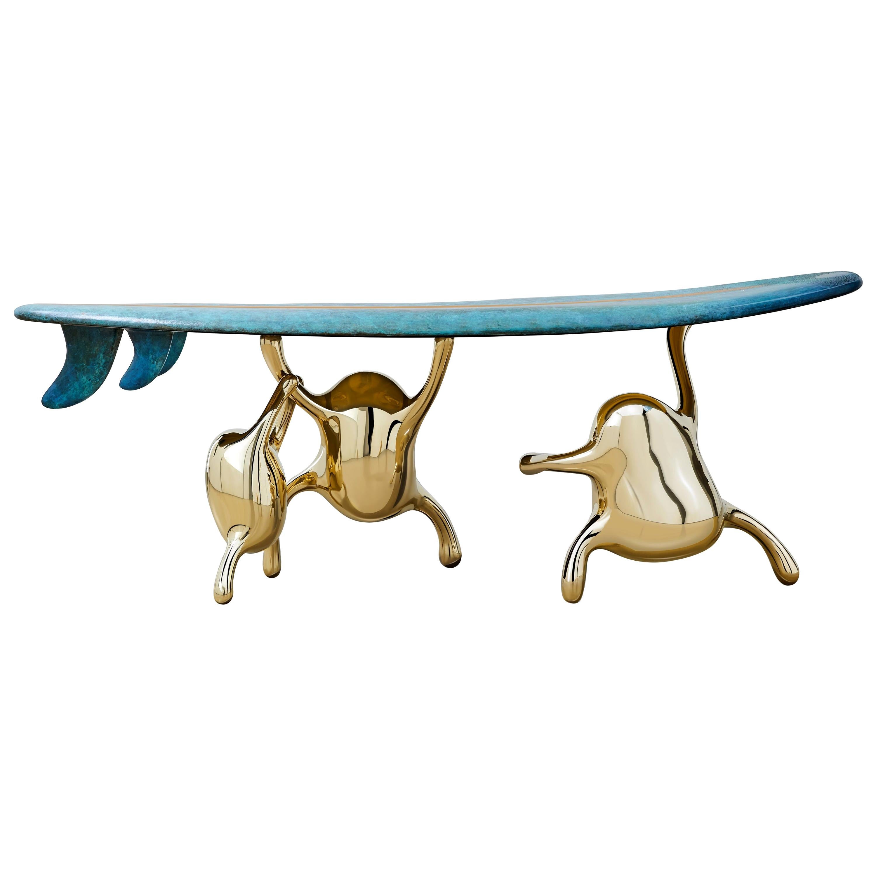 Zhipeng Tan, Brass 'Surf' Bench, TanTan Collection