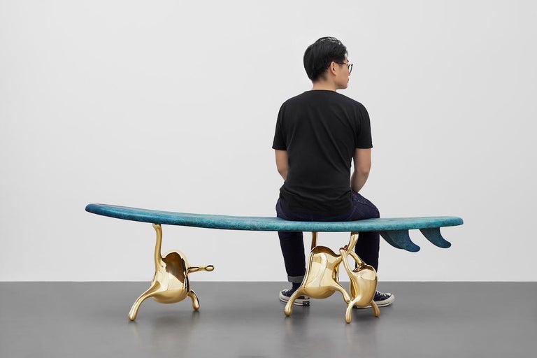 Zhipeng Tan, Brass 'Surf 'Large'' Bench, Tantan Collection For Sale at ...