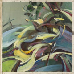 Zhiqin Yu Abstract Original Oil On Canvas "The Beauty We Lost" (La beauté que nous avons perdue)