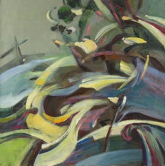 Zhiqin Yu Abstract Original Oil On Canvas "The Beauty We Lost" (La beauté que nous avons perdue)