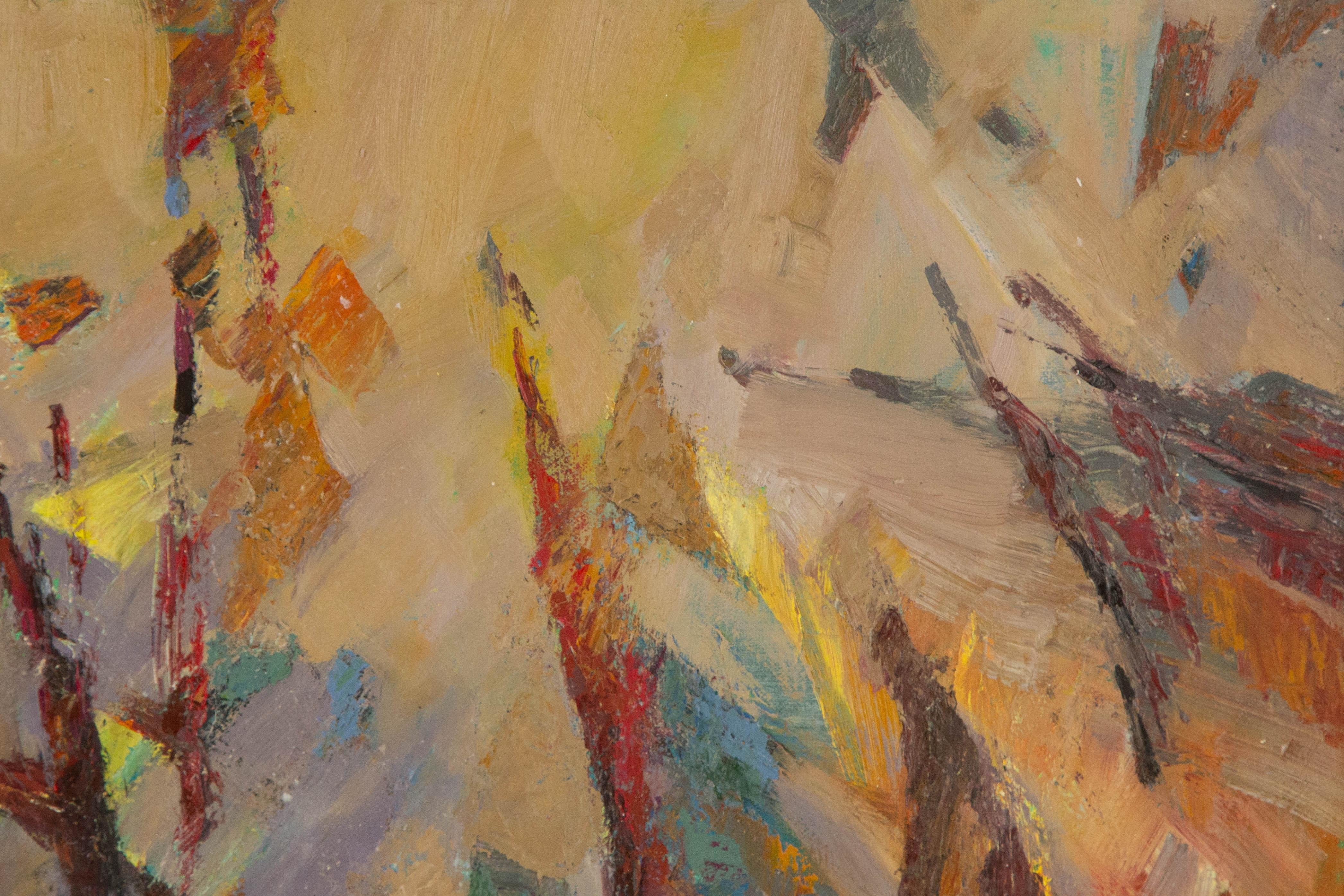   Titre : Sans contrainte
 Médium : Huile sur toile
 Taille : 19.5 x 23.5 pouces
 Cadre : Options d'encadrement disponibles !
 Condit : Le tableau semble être en excellent état.
 Note : Cette peinture n'est pas étirée, elle est expédiée roulée à
