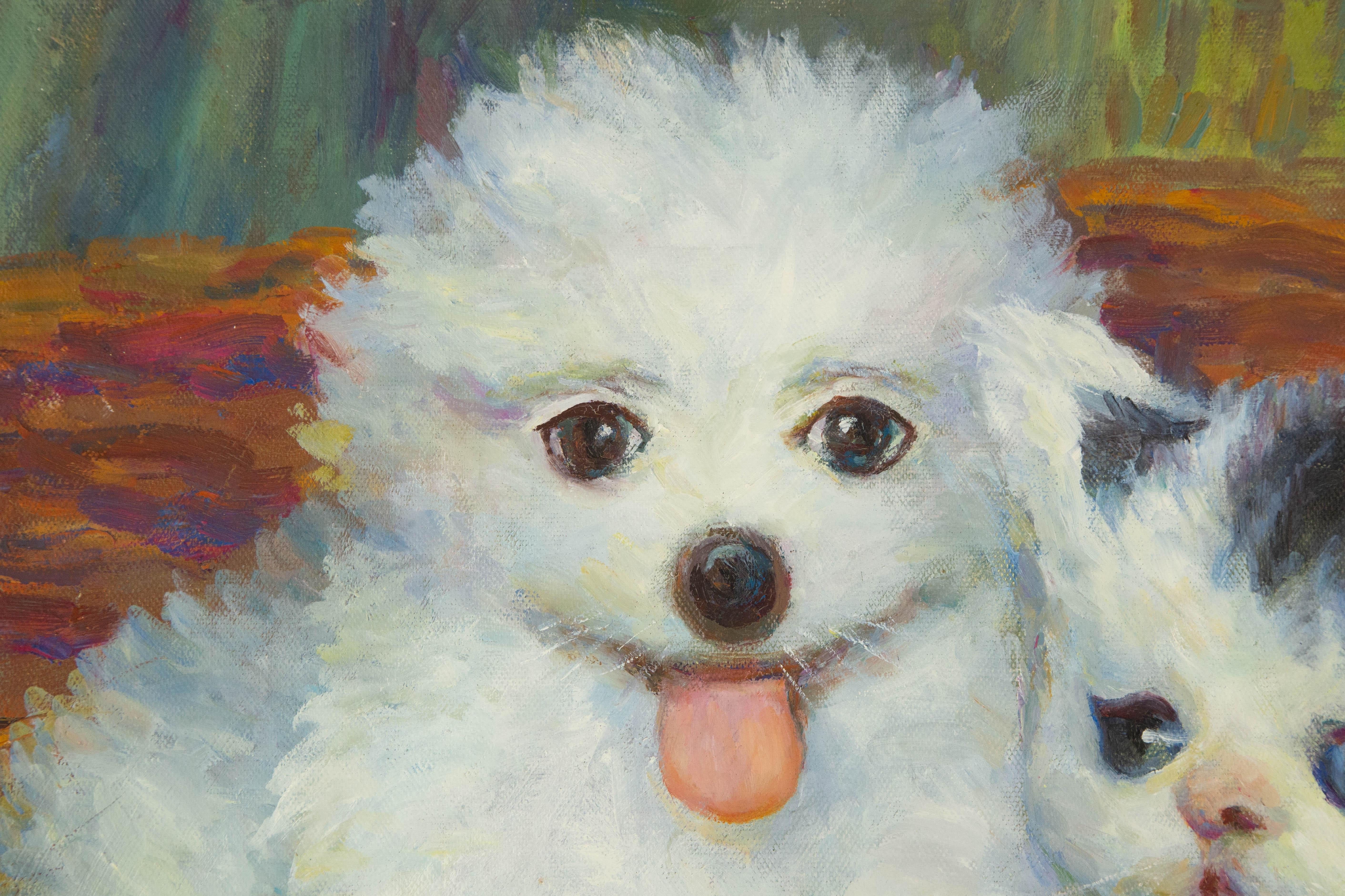 Zhiqin Yu Animal Original Oil On Canvas 