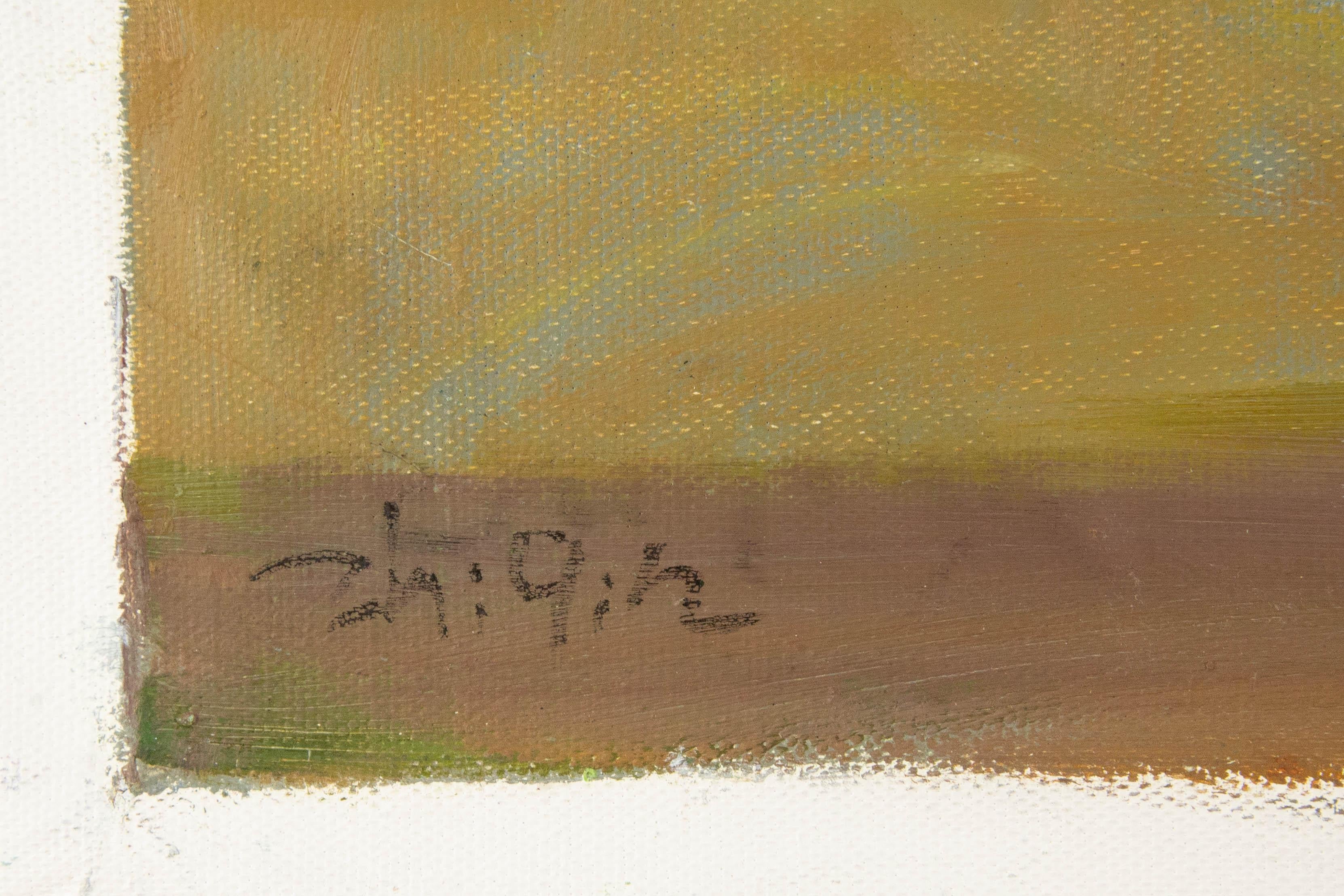 Zhiqin Yu Contemporary Original Oil On Canvas 
