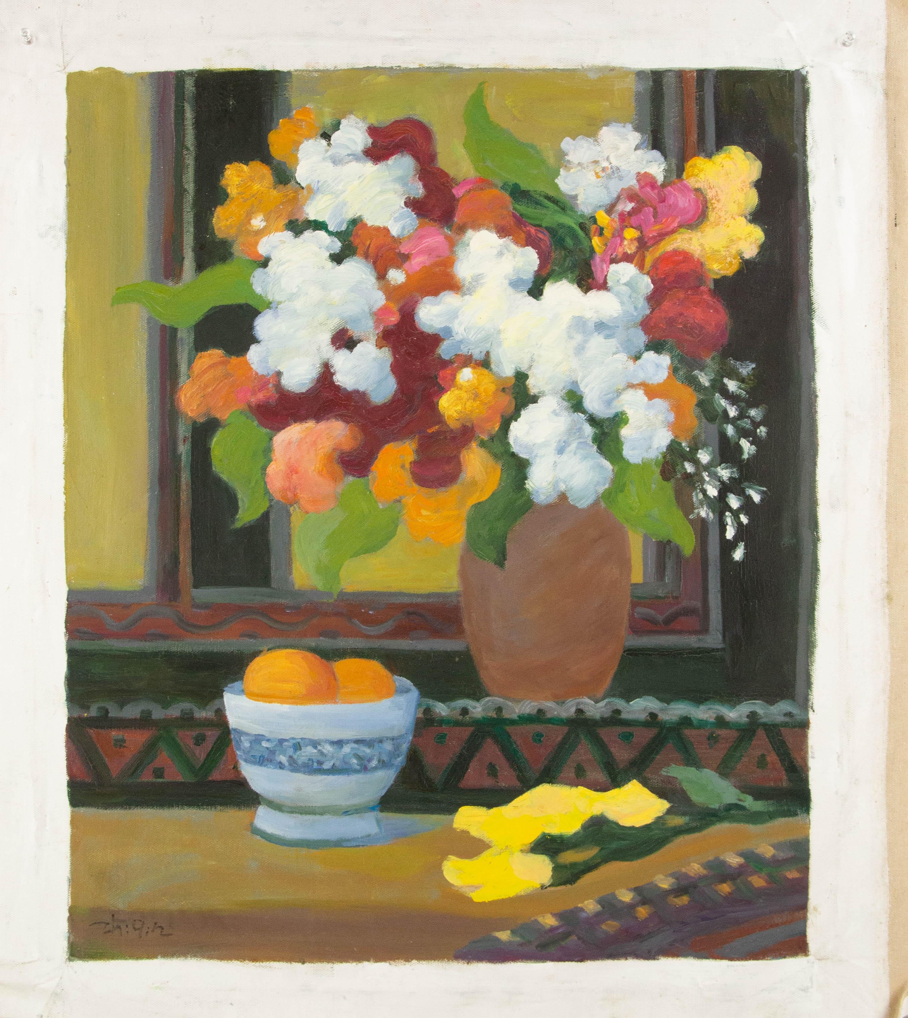 Zhiqin Yu Contemporary Original Oil On Canvas 