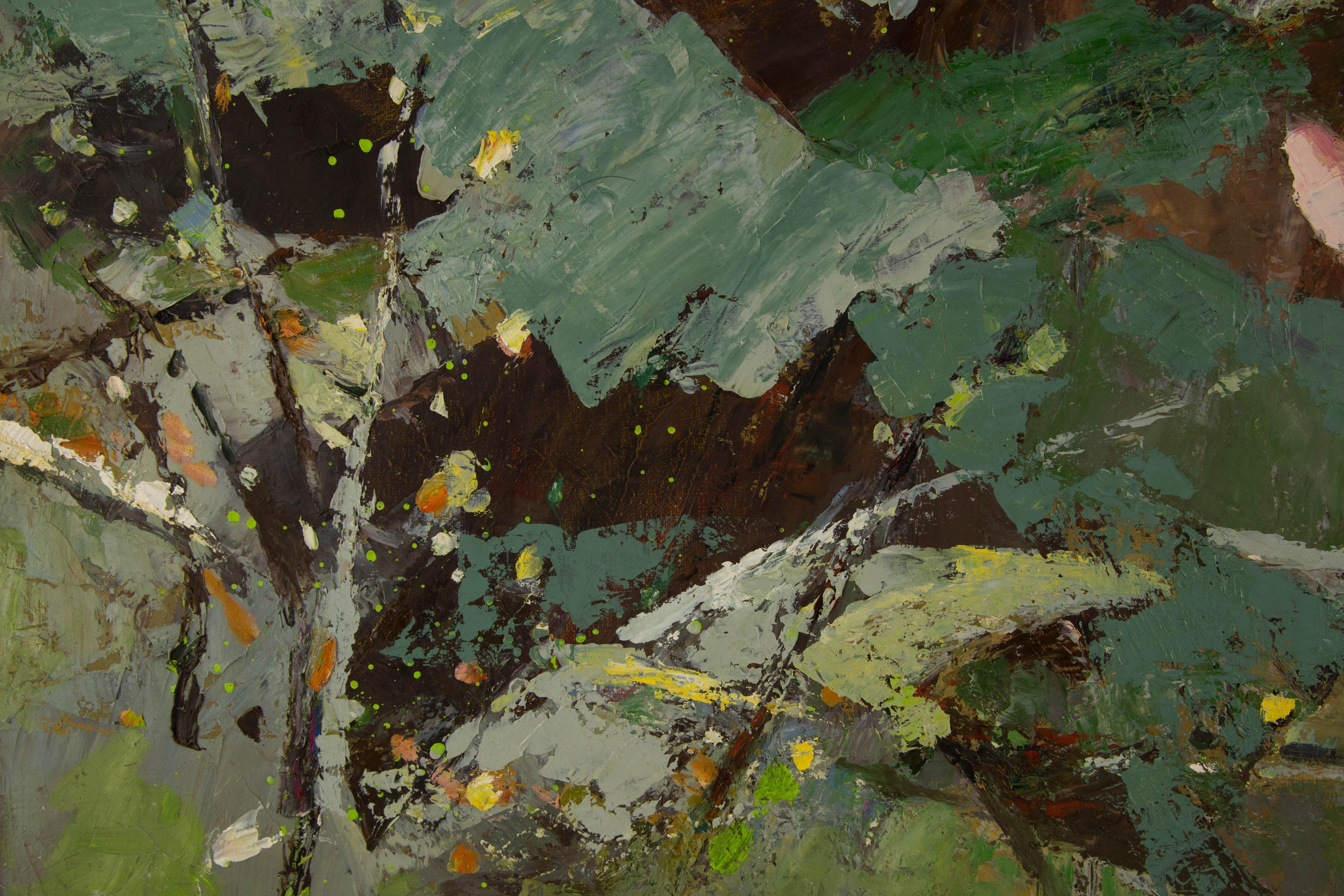 Zhiqin Yu Contemporary Original Oil On Canvas 