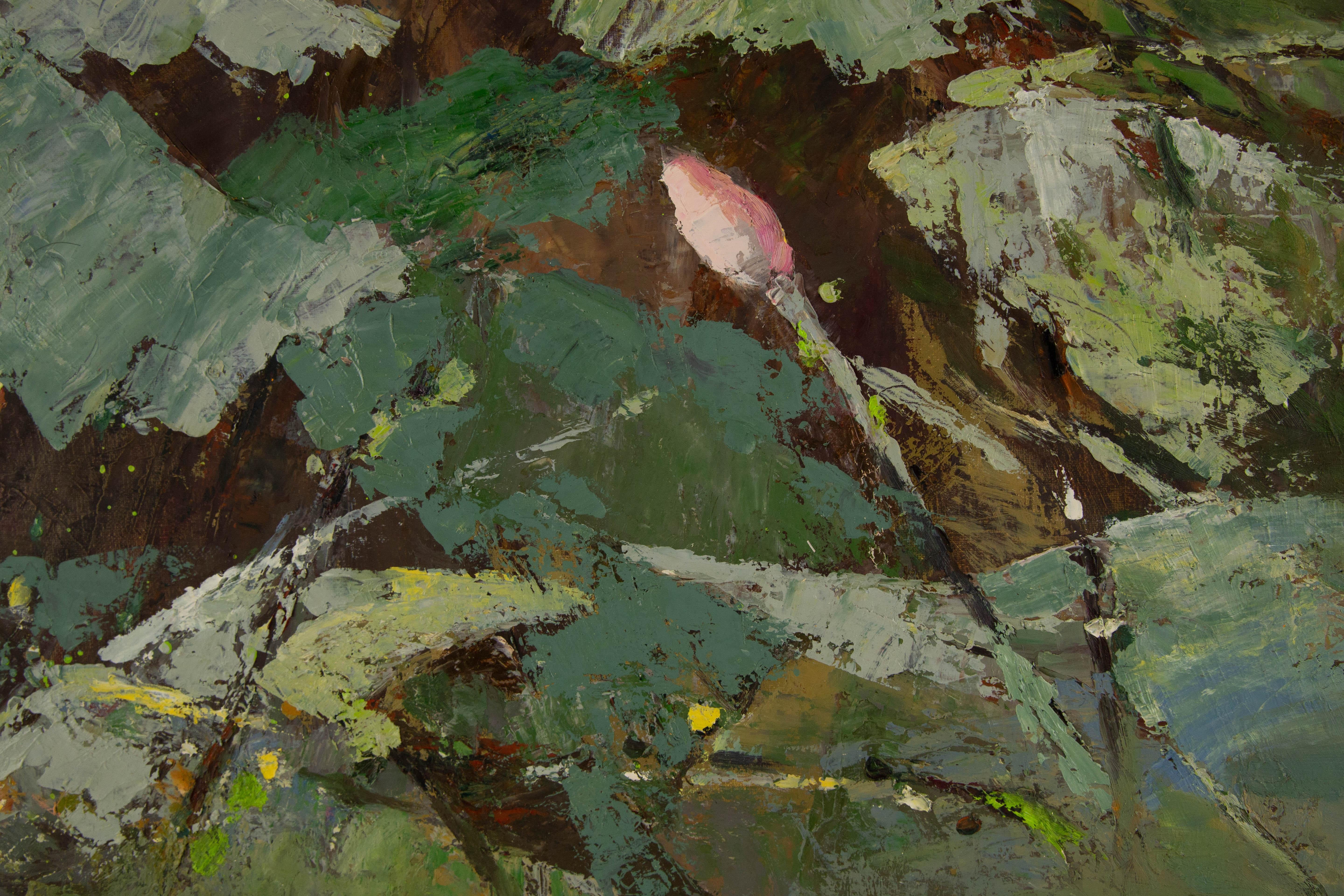 Zhiqin Yu Contemporary Original Oil On Canvas 