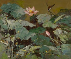 Zhiqin Yu Óleo sobre lienzo original contemporáneo "Belleza de verano II"