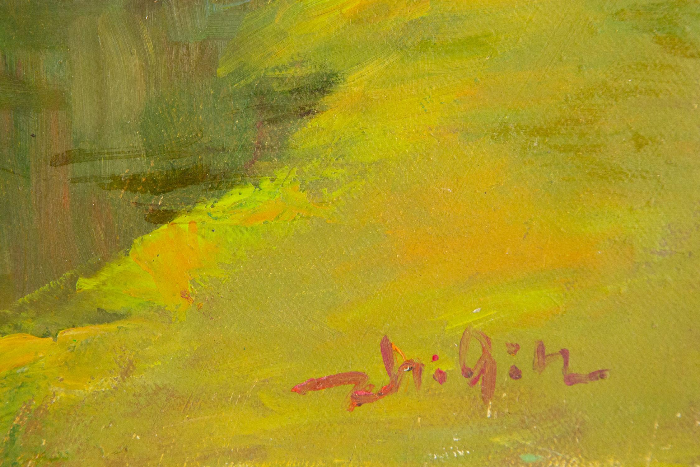ZhiQin Yu Landschaft, Original, Ölgemälde auf Leinwand, „Lost Beauty 2“ im Angebot 5