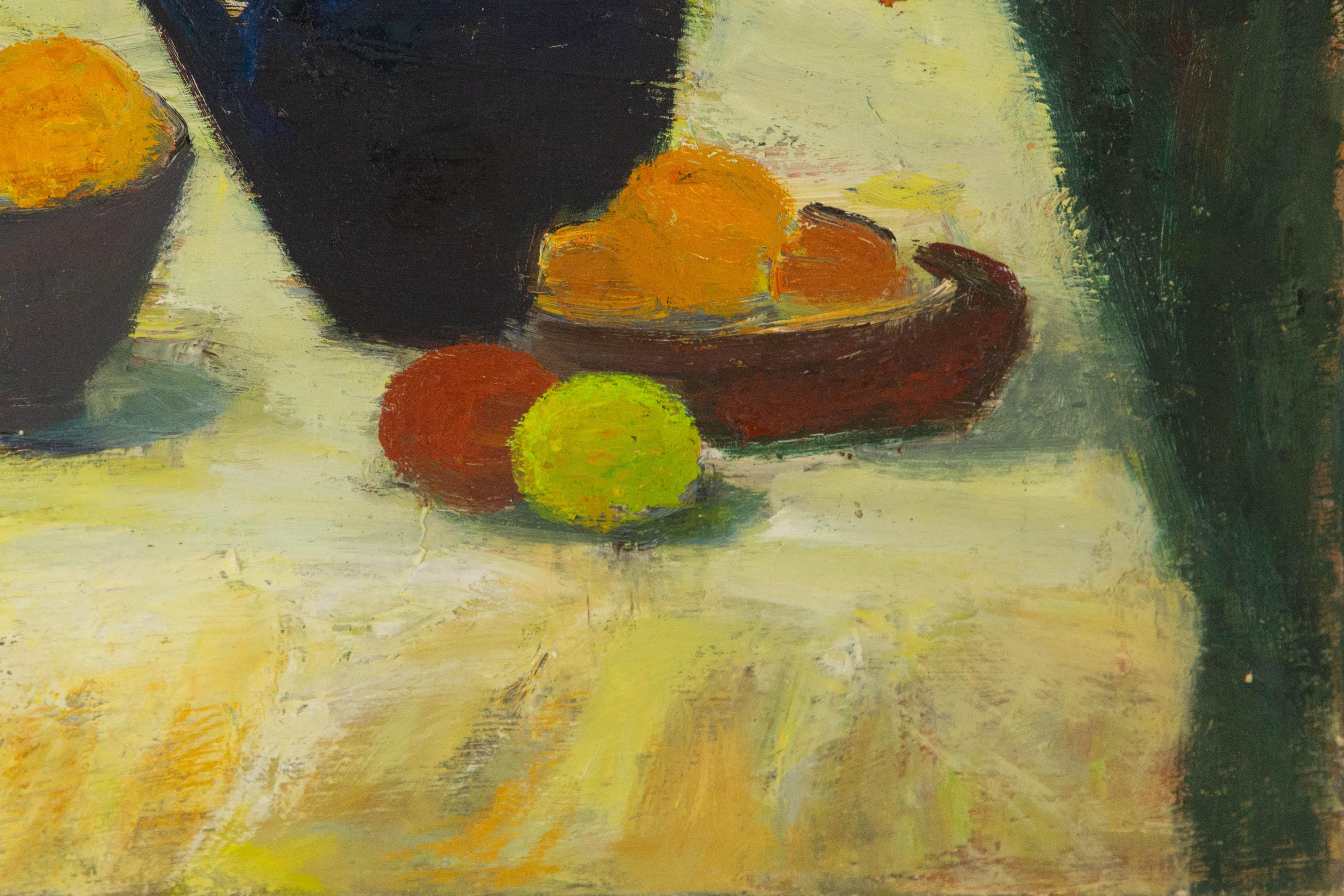 Zhiqin Yu Stillleben Original Ölgemälde auf Leinwand „Der Duft einer Blume“ im Angebot 2