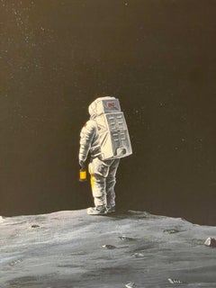 Jing Zhiyong "Un Faro" Arte Contemporáneo Serie Astronautas