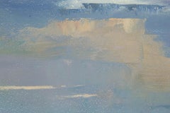 Huile sur toile abstraite originale de Zhizhi Cui « Vue du ciel »