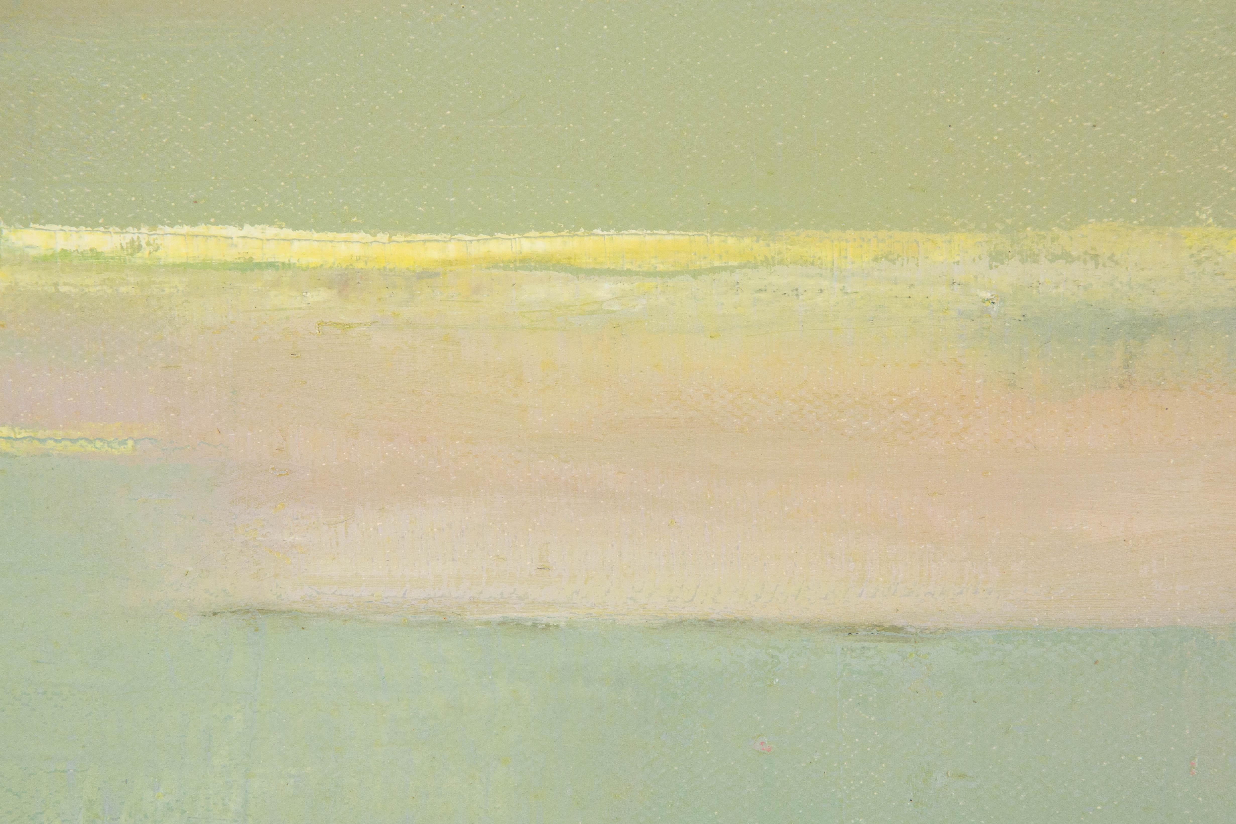 Zhizhi Cui Landschaft, Original, Ölgemälde auf Leinwand, „Oranges Land“ im Angebot 3
