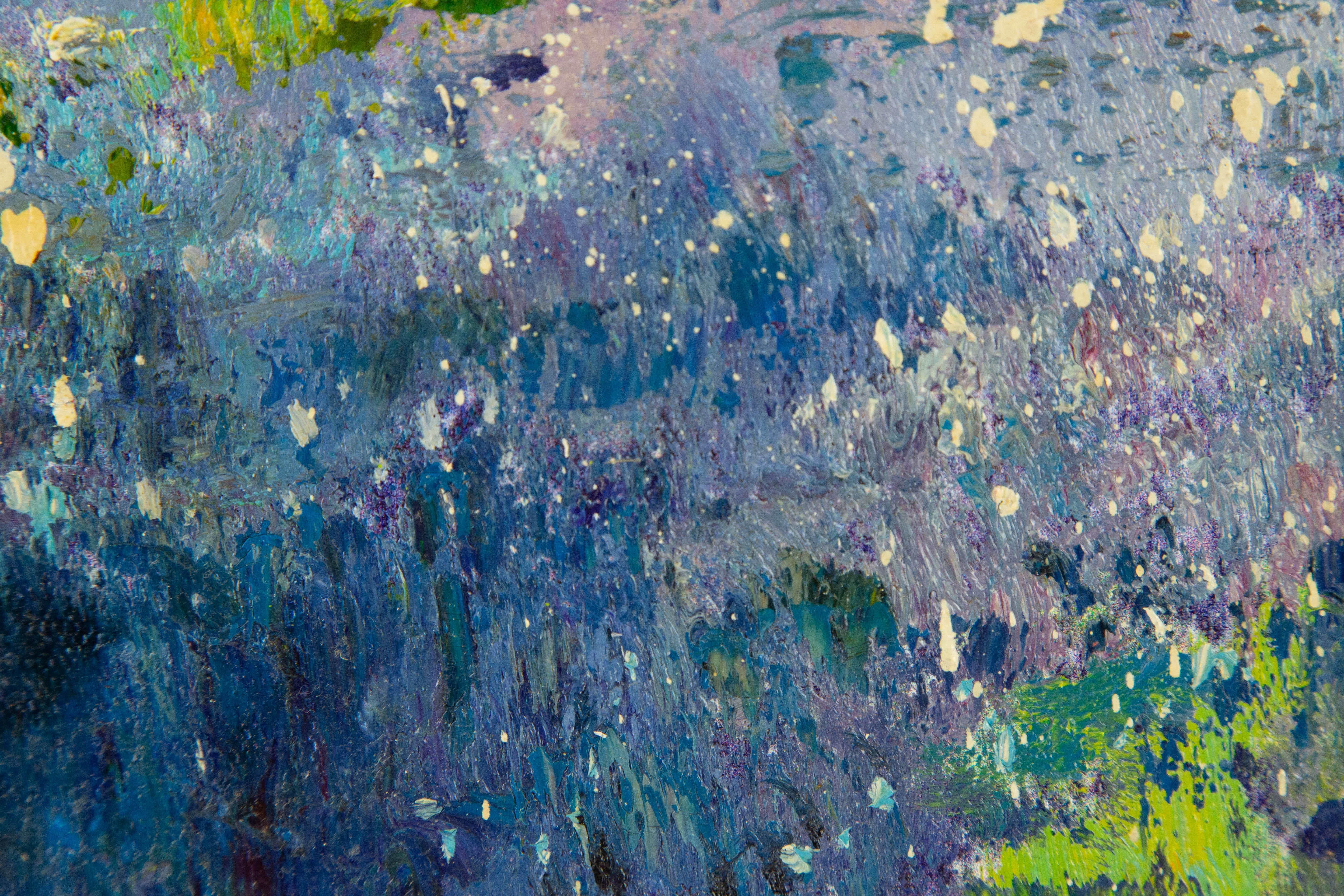 Zhongren Wang Landscape Original Oil On Canvas 