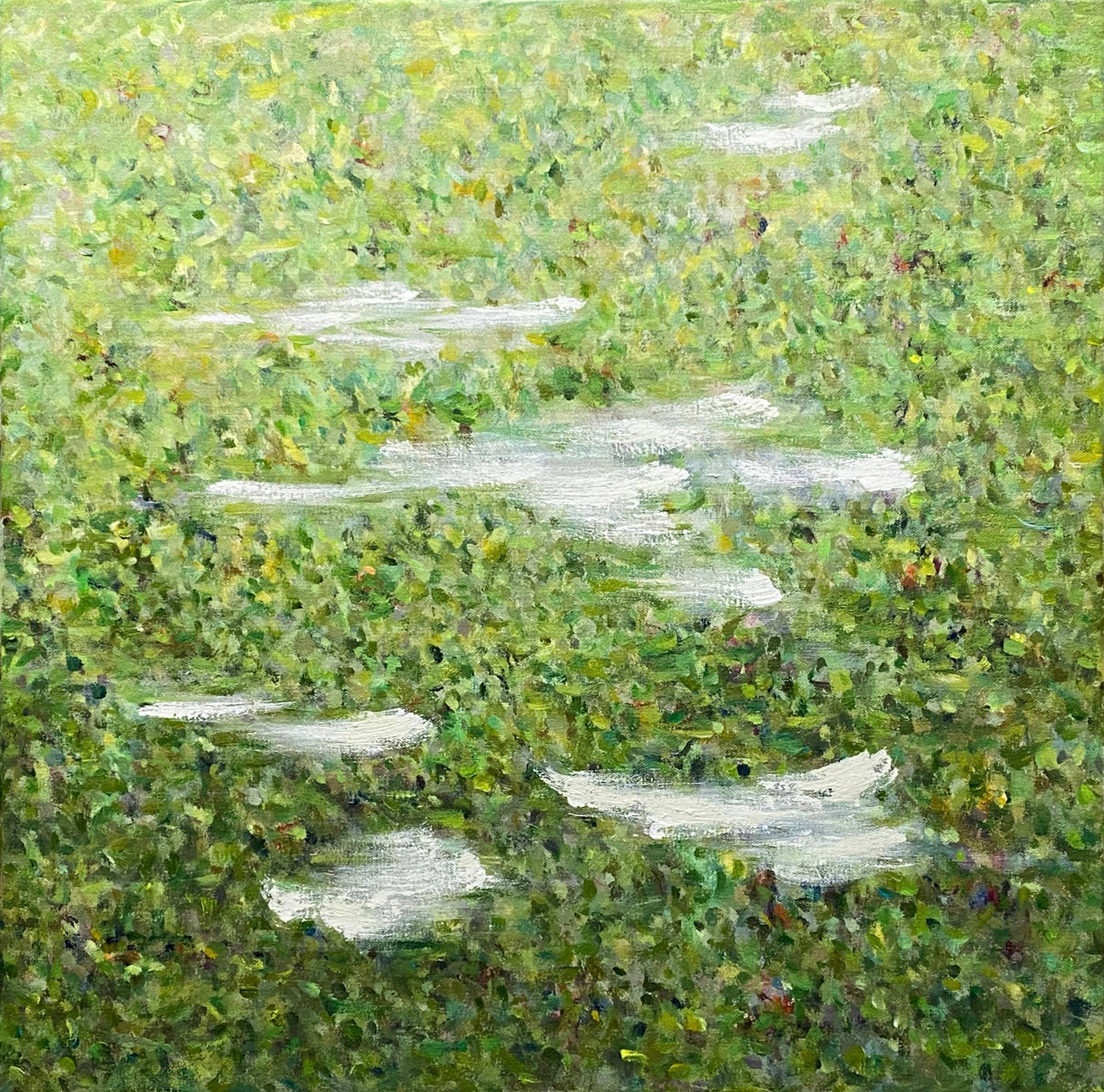 Zhou Peng Abstract Painting – „Inwardness #102292“ – ungegenständliches Gemälde