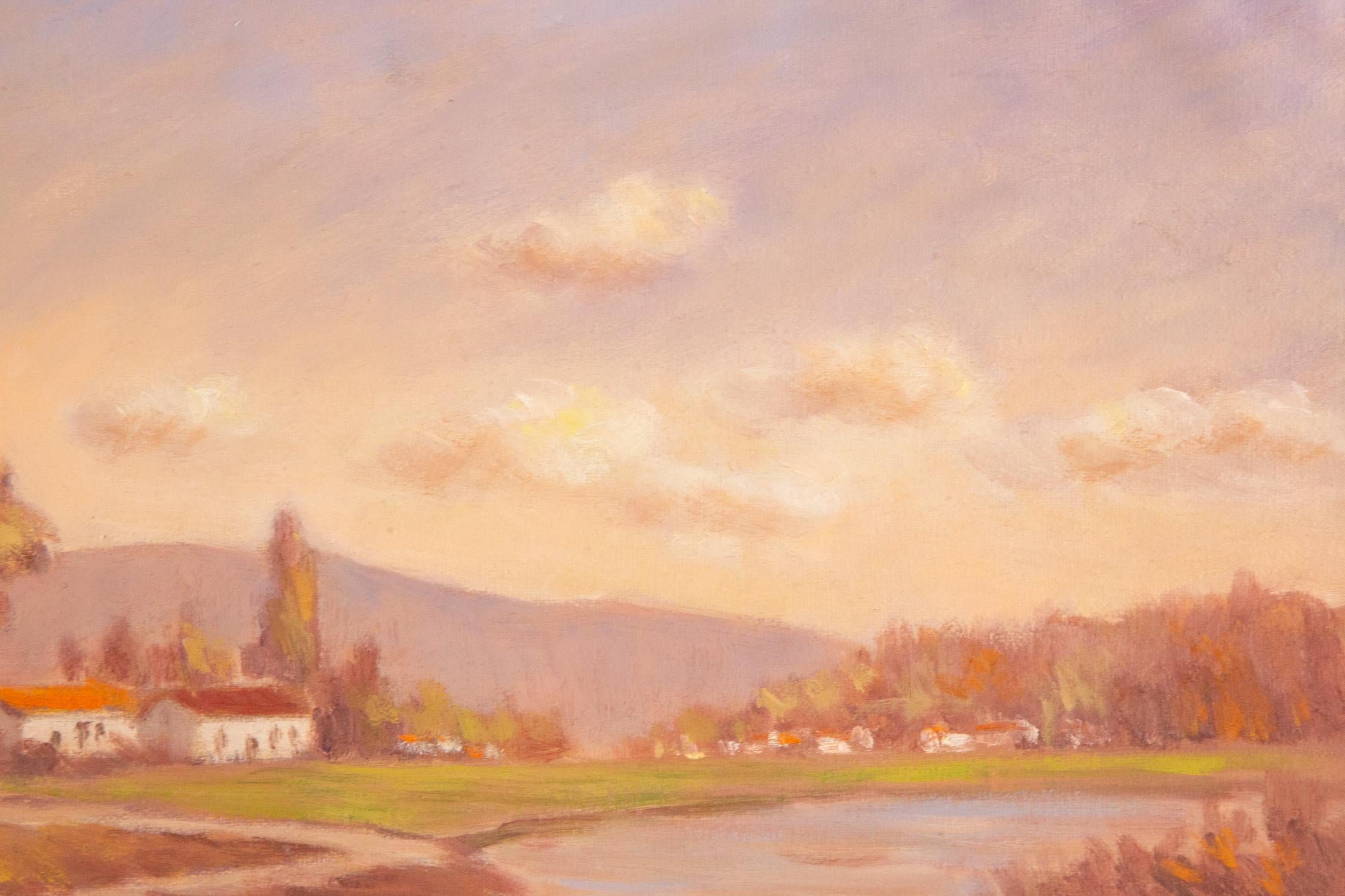 Zhu Li Impressionist Original Oil On Canvas 