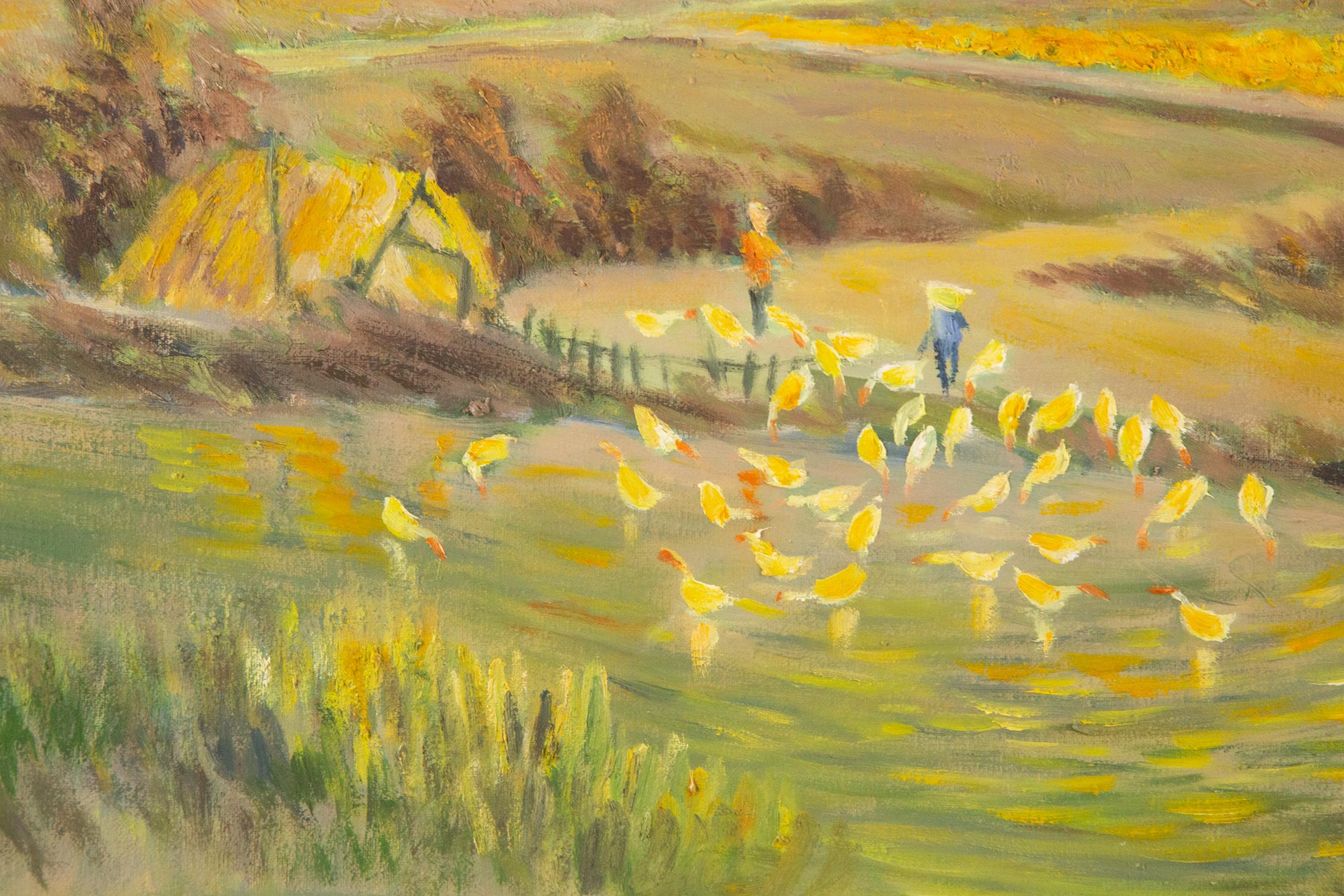 Zhu Li Impressionist Original Oil Painting 