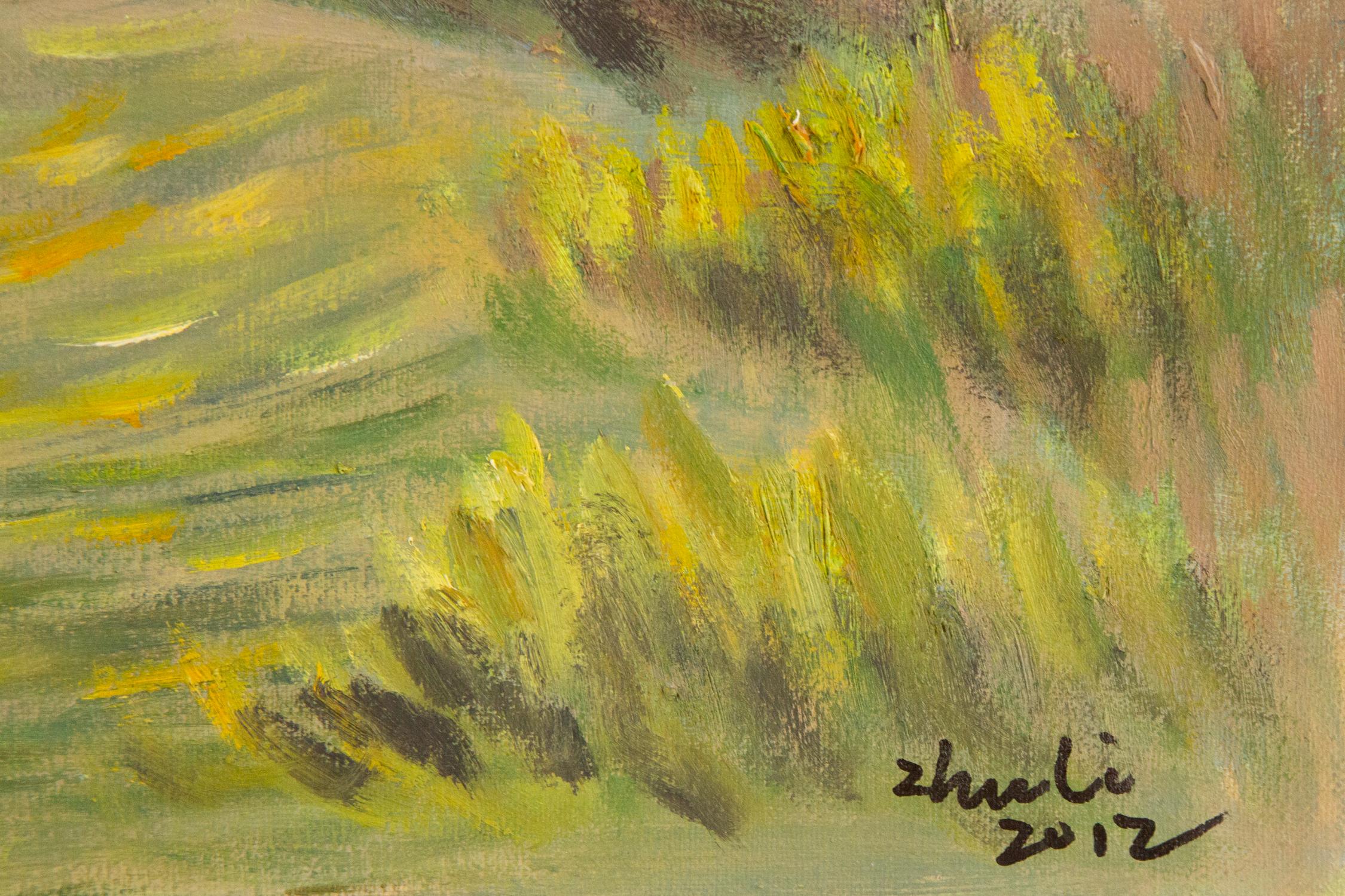 Zhu Li Impressionist Original Oil Painting 