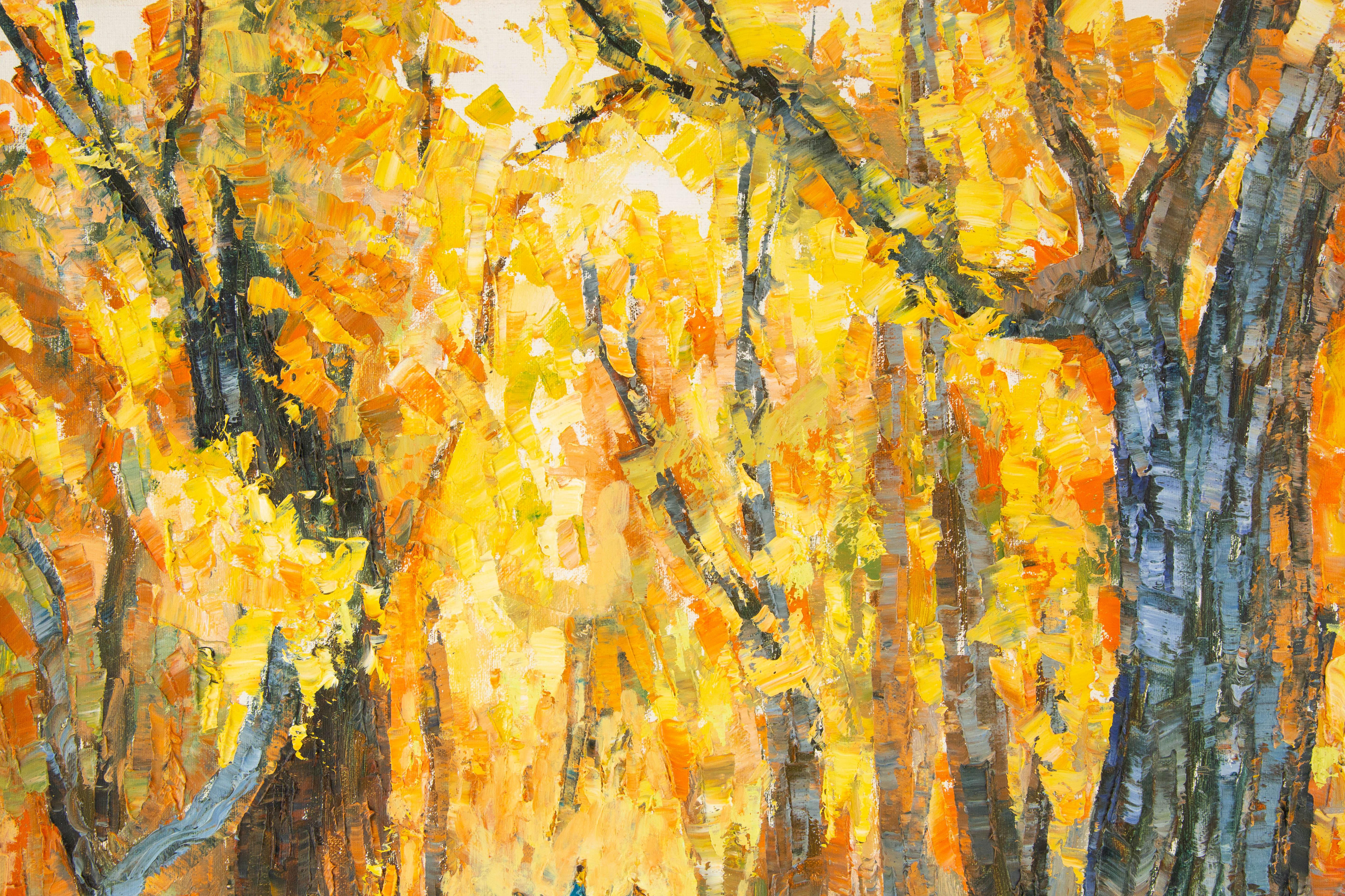 Zhujun Jiang Landschaft, Original, Ölgemälde auf Leinwand, „Outing Series - VI“ im Angebot 1
