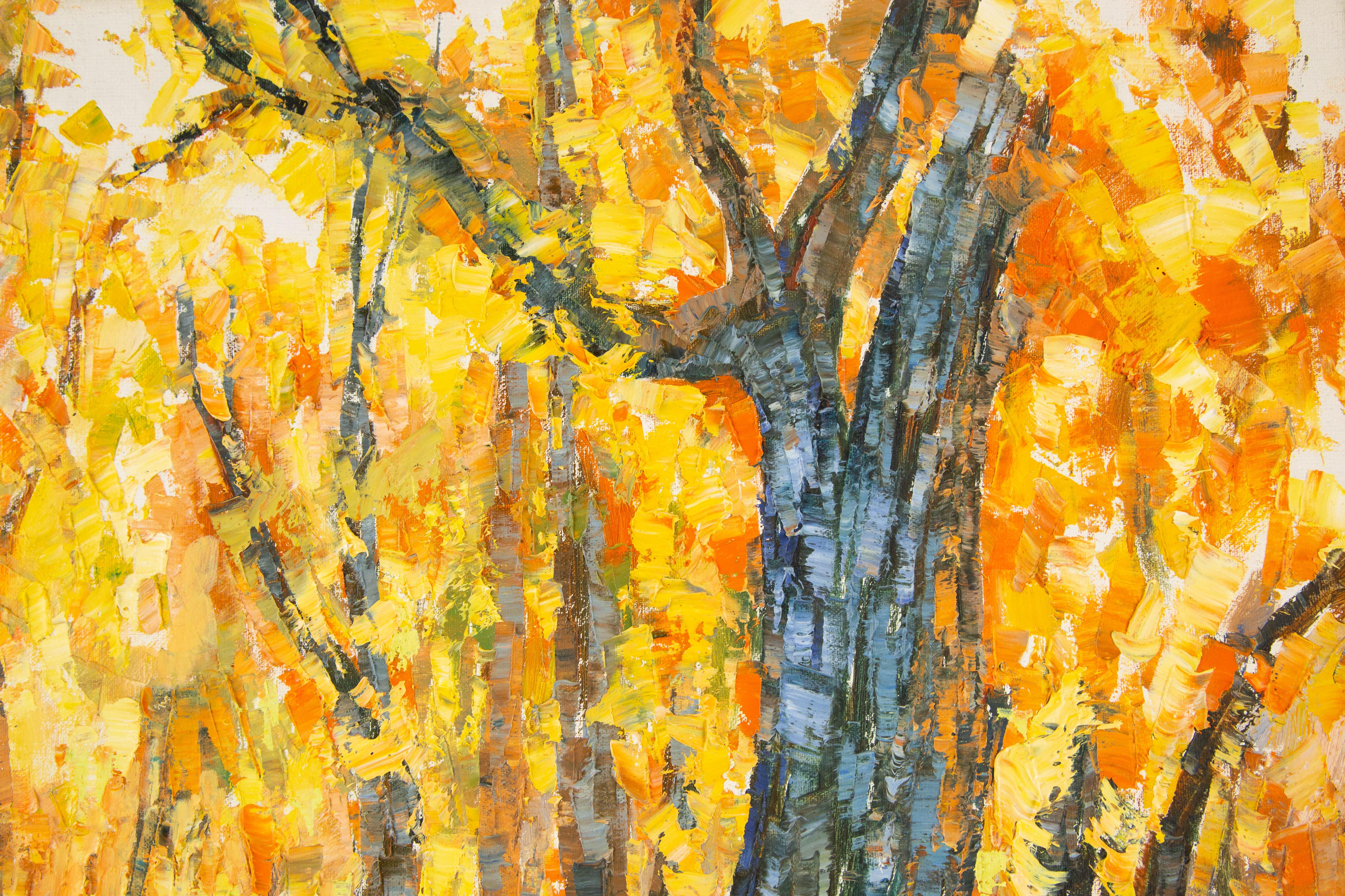 Zhujun Jiang Landschaft, Original, Ölgemälde auf Leinwand, „Outing Series - VI“ im Angebot 3