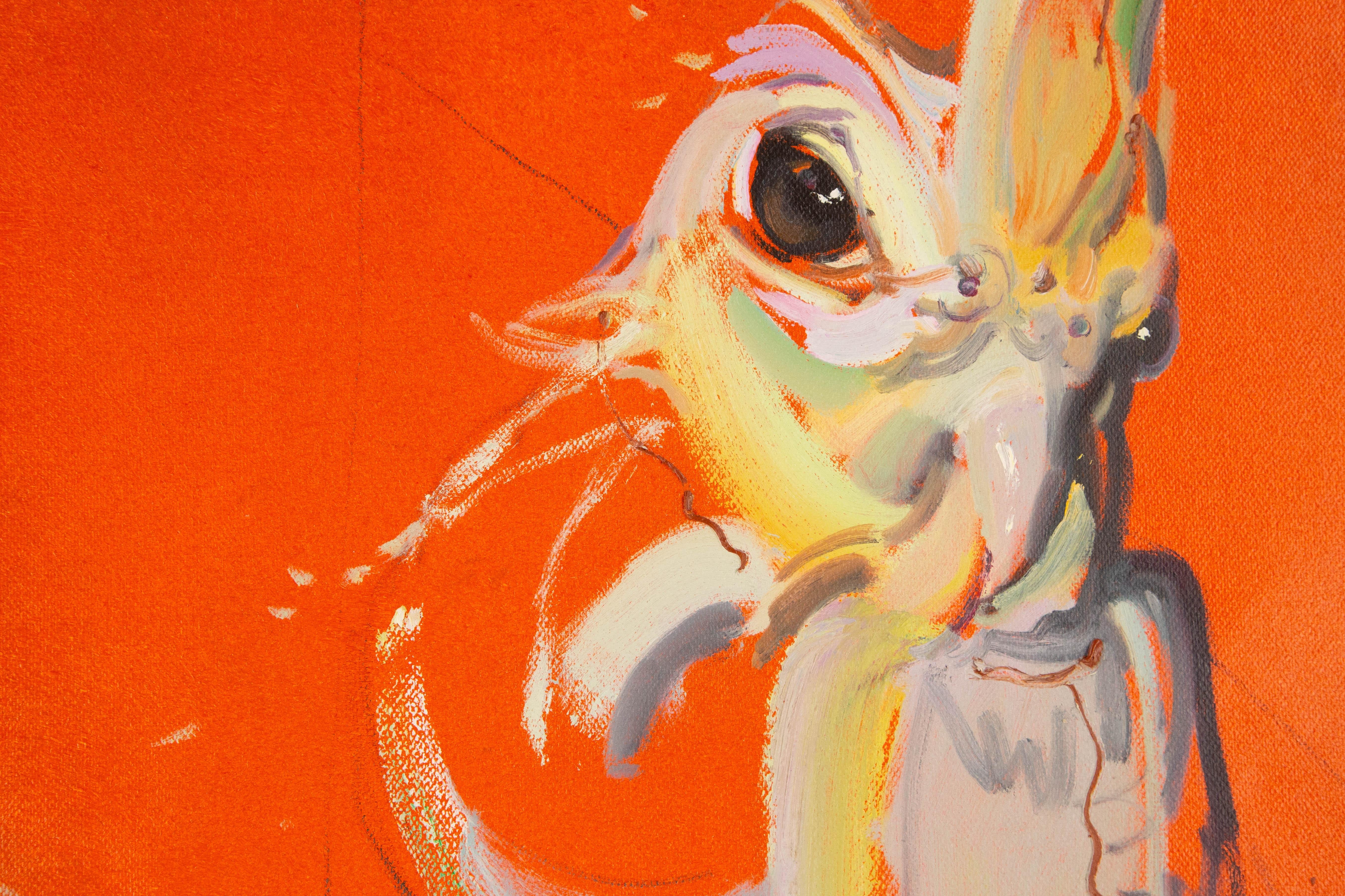 Zhuo Ii Animal Original Oil On Canvas 