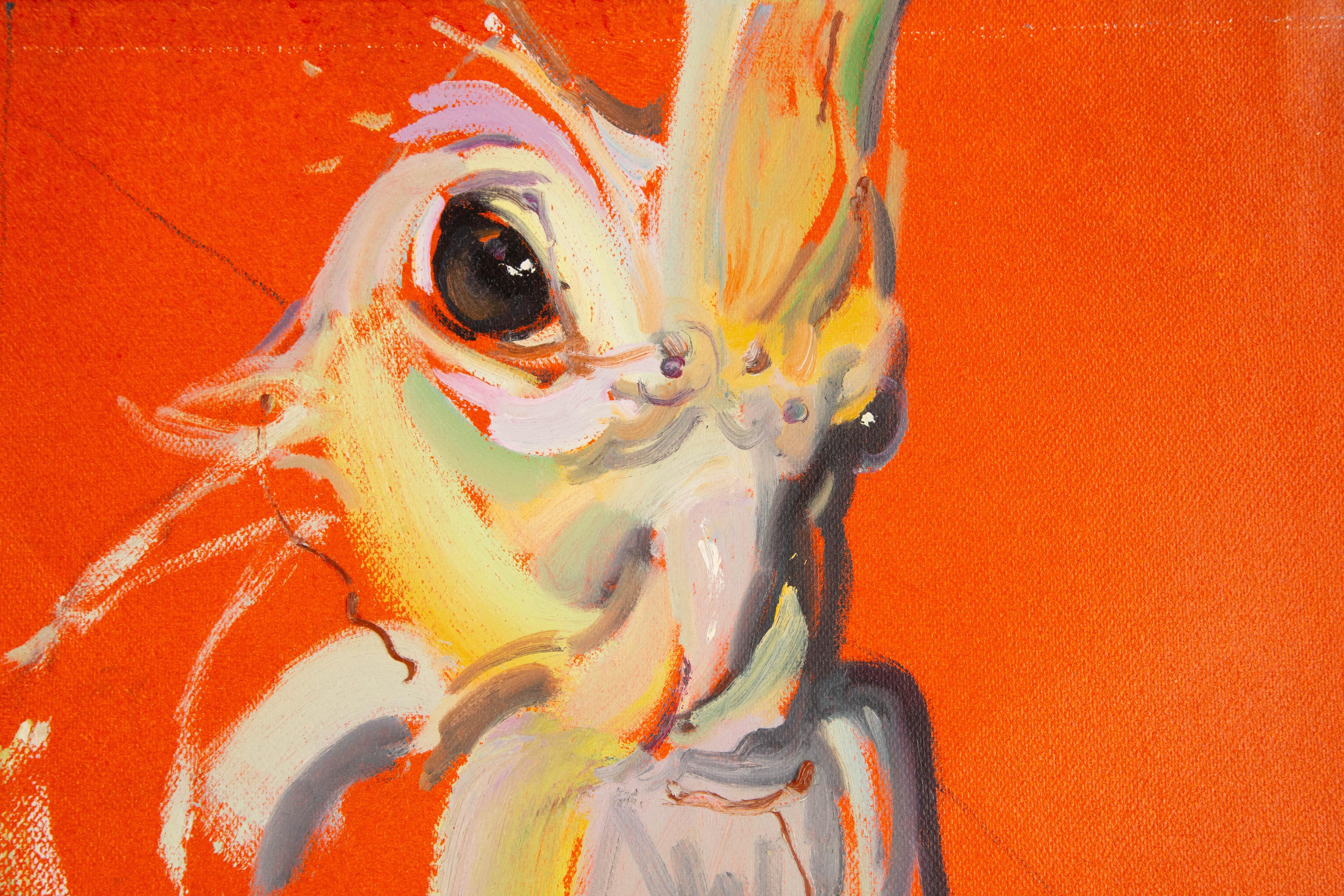 Zhuo Ii Animal Original Oil On Canvas 