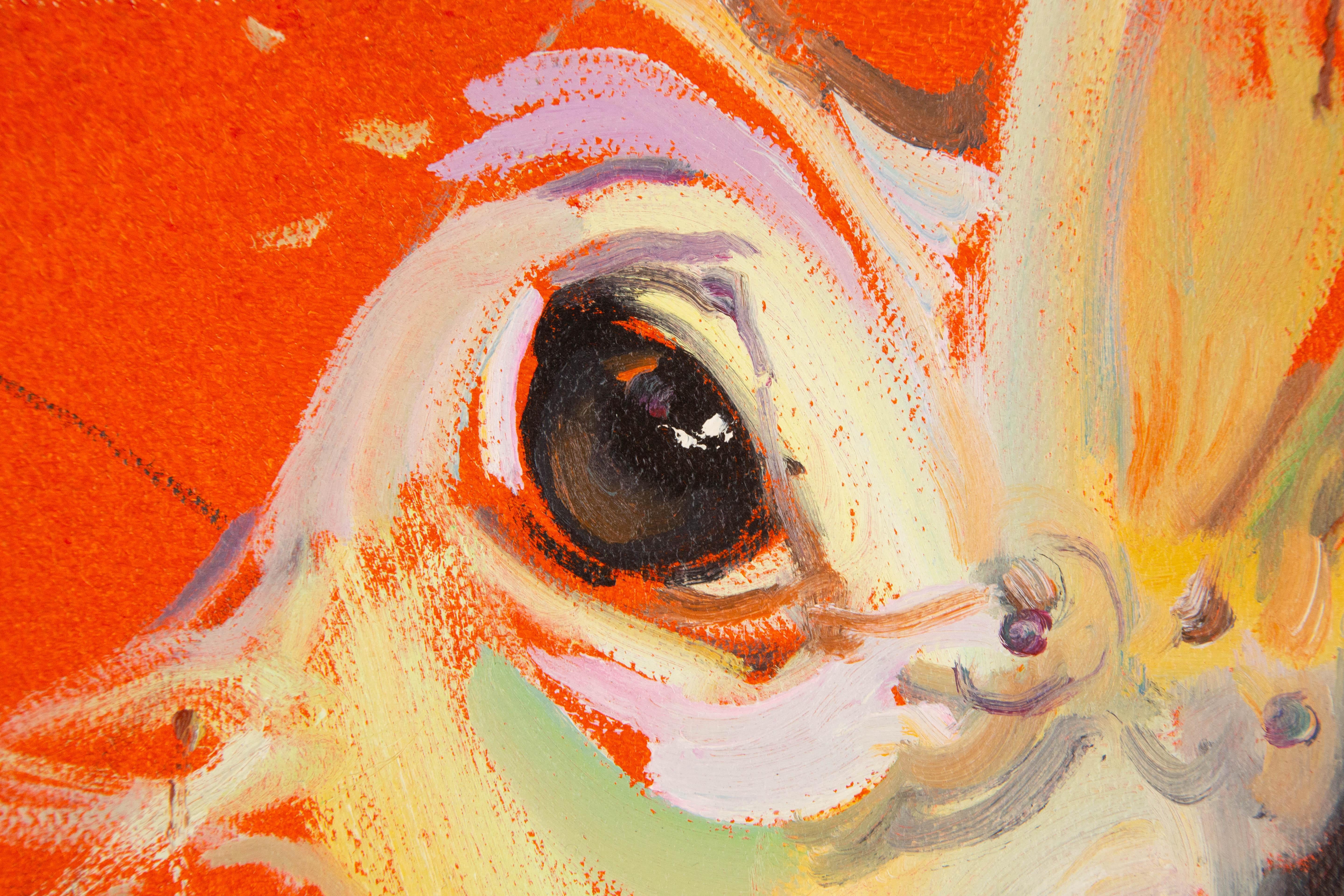 Zhuo Ii Animal Original Oil On Canvas 
