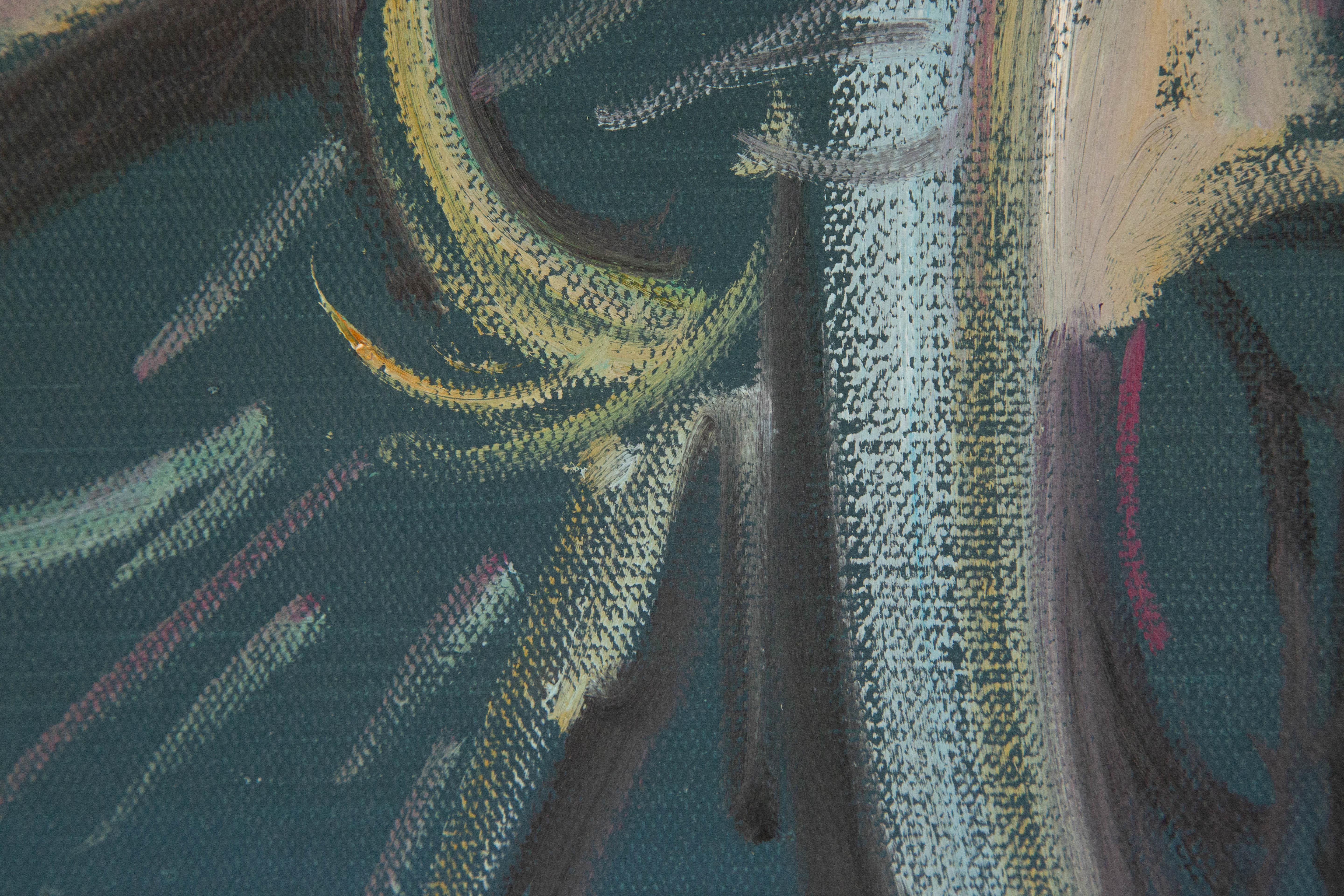 Zhuo Ii Animal Original Oil On Canvas 