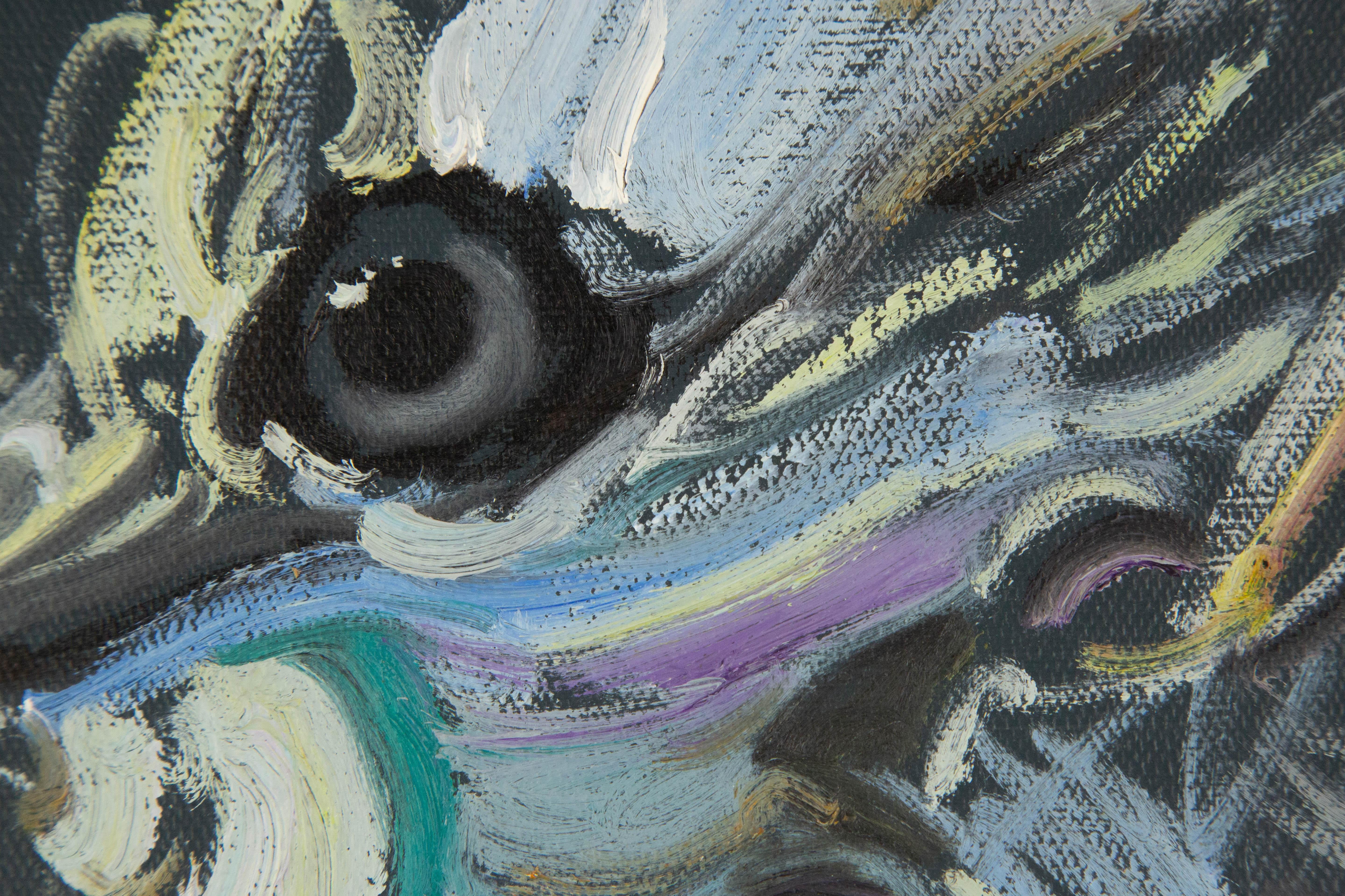 Zhuo Ii Animal Original Oil On Canvas 