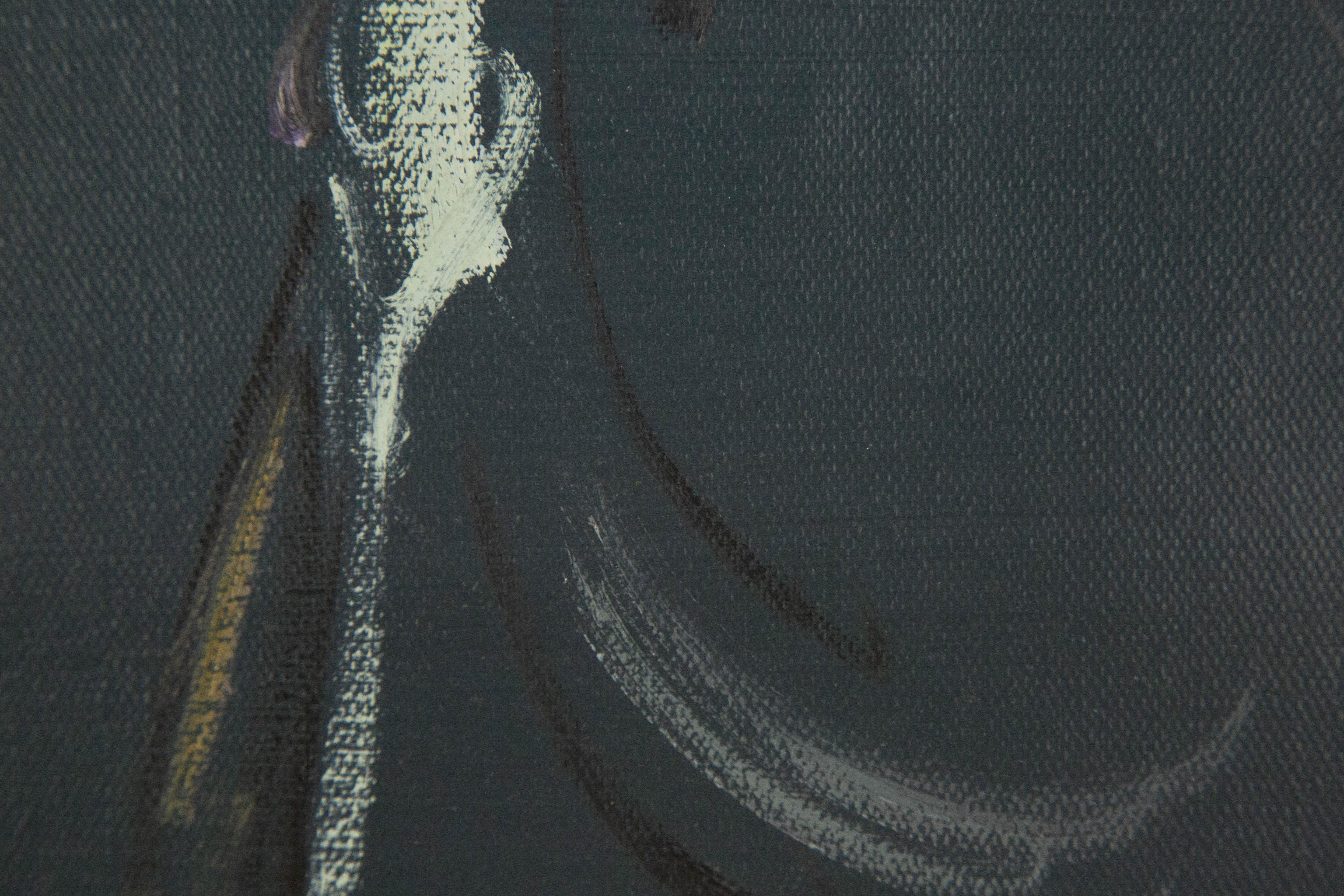 Zhuo Ii Animal Original Oil On Canvas 