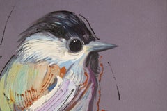 Zhuo Ii Animal Original Oil On Canvas "Bird Series - Songbird"