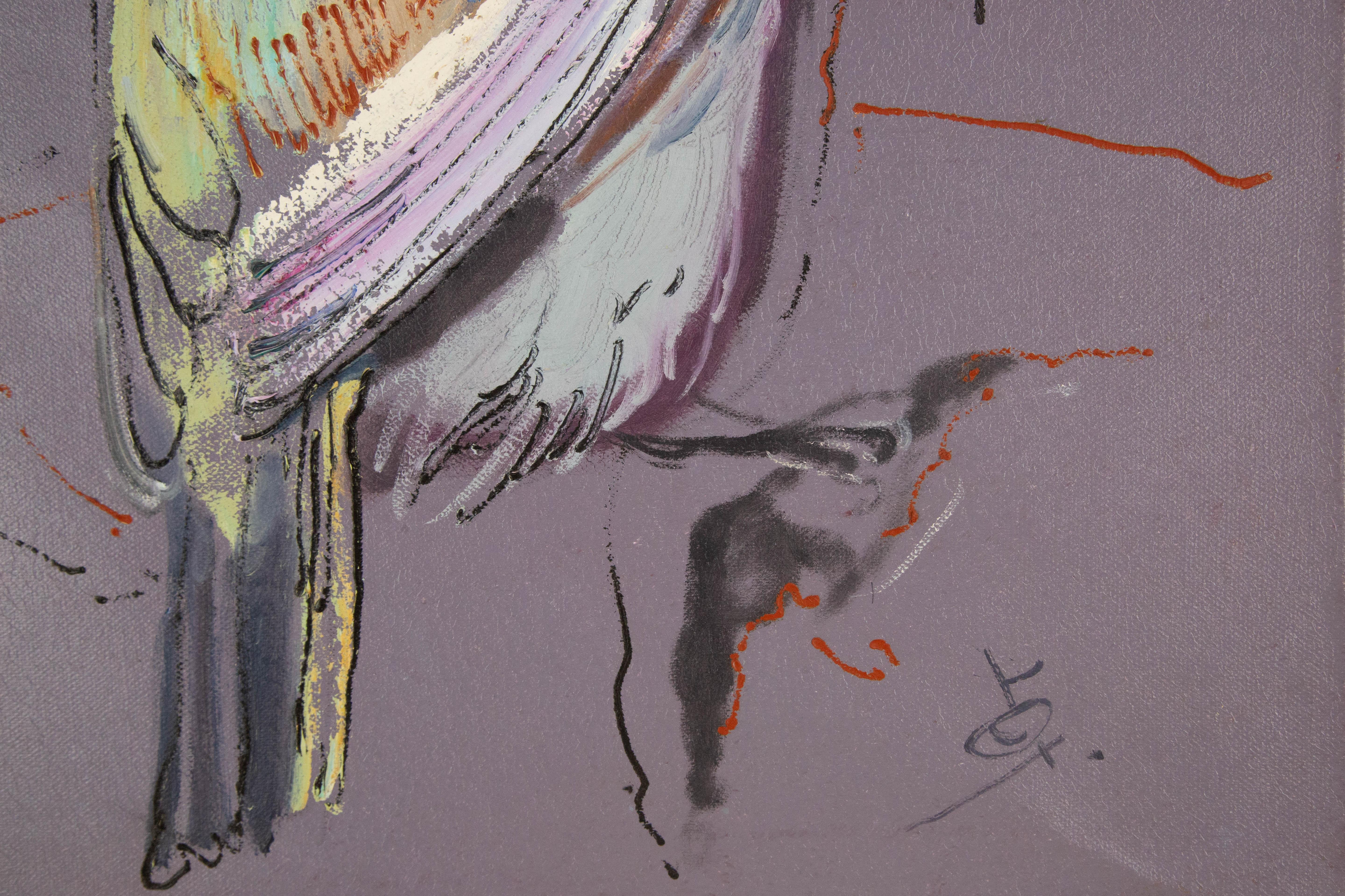 Zhuo Ii Animal Original Oil On Canvas 