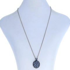 Ziba by Le Vian Ombr√ Saphir-Anhänger-Halskette Sterling 925 Runde 6,29ctw
