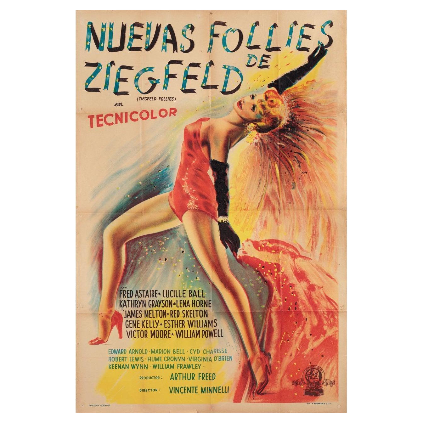 Ziegfeld Follies 1946 Argentine Film Poster