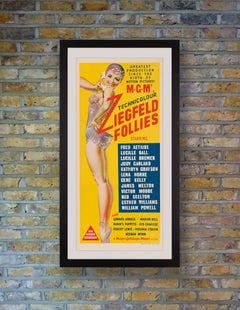 MGM's 'Ziegfeld Follies' Original Vintage Australian Daybill Movie Poster, 1945