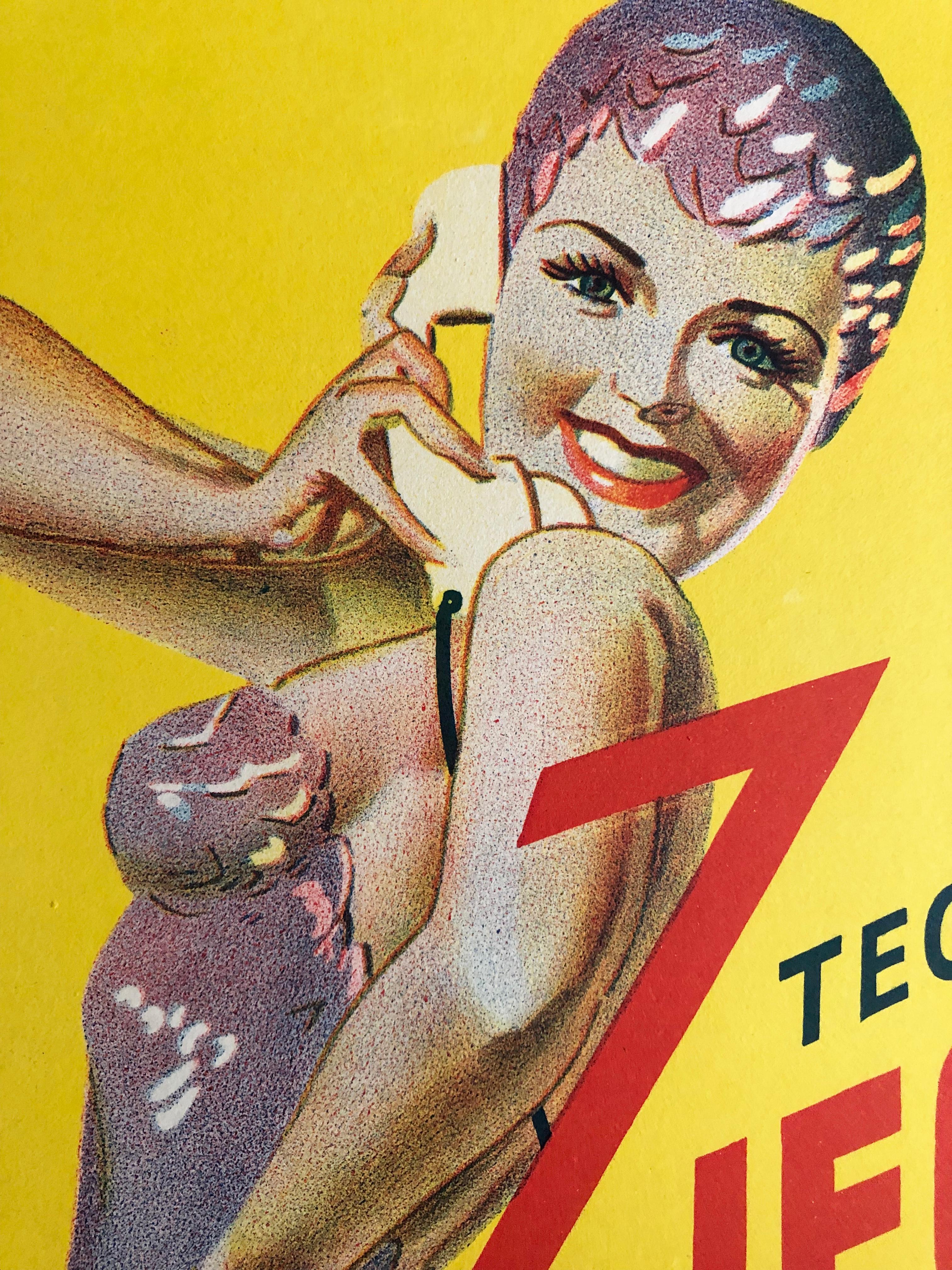 Mid-Century Modern MGM's 'Ziegfeld Follies' Original Vintage Australian Daybill Movie Poster, 1945