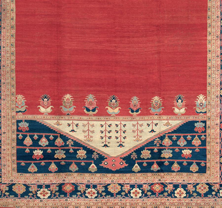 Grand tapis ancien surdimensionné Ziegler Mahal, 19e siècle

Tissés en Perse centrale pour être exportés sur le marché européen à la fin du XIXe siècle, les tapis Ziegler comptent parmi les tissages les plus gracieux de l'époque. Ce tapis antique