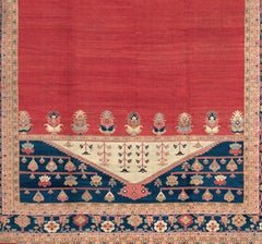 Large Antique Ziegler Mahal Carpet, 19th Century
