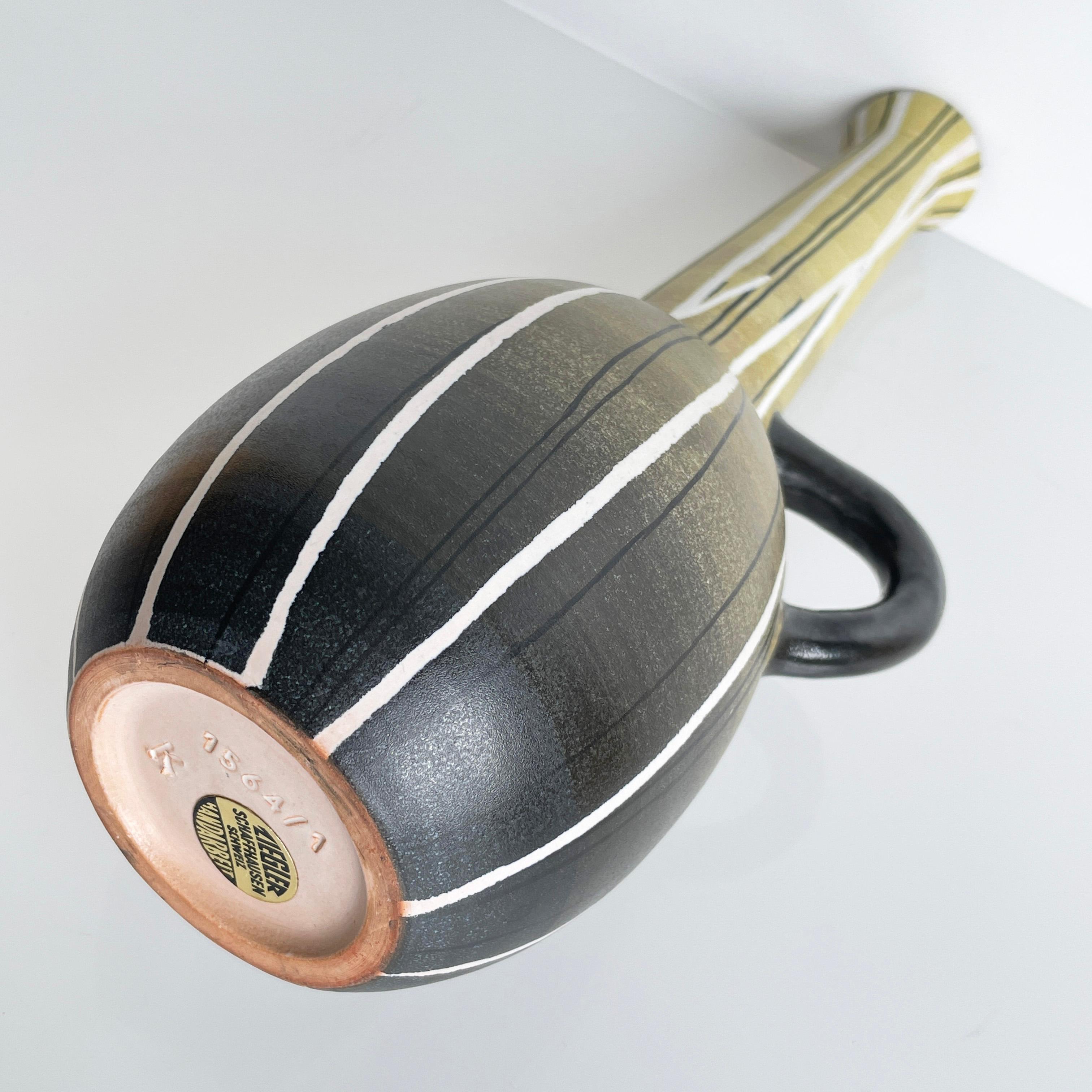 Vase Keramik Ziegler Schaffhausen des années 1950 en vente 3