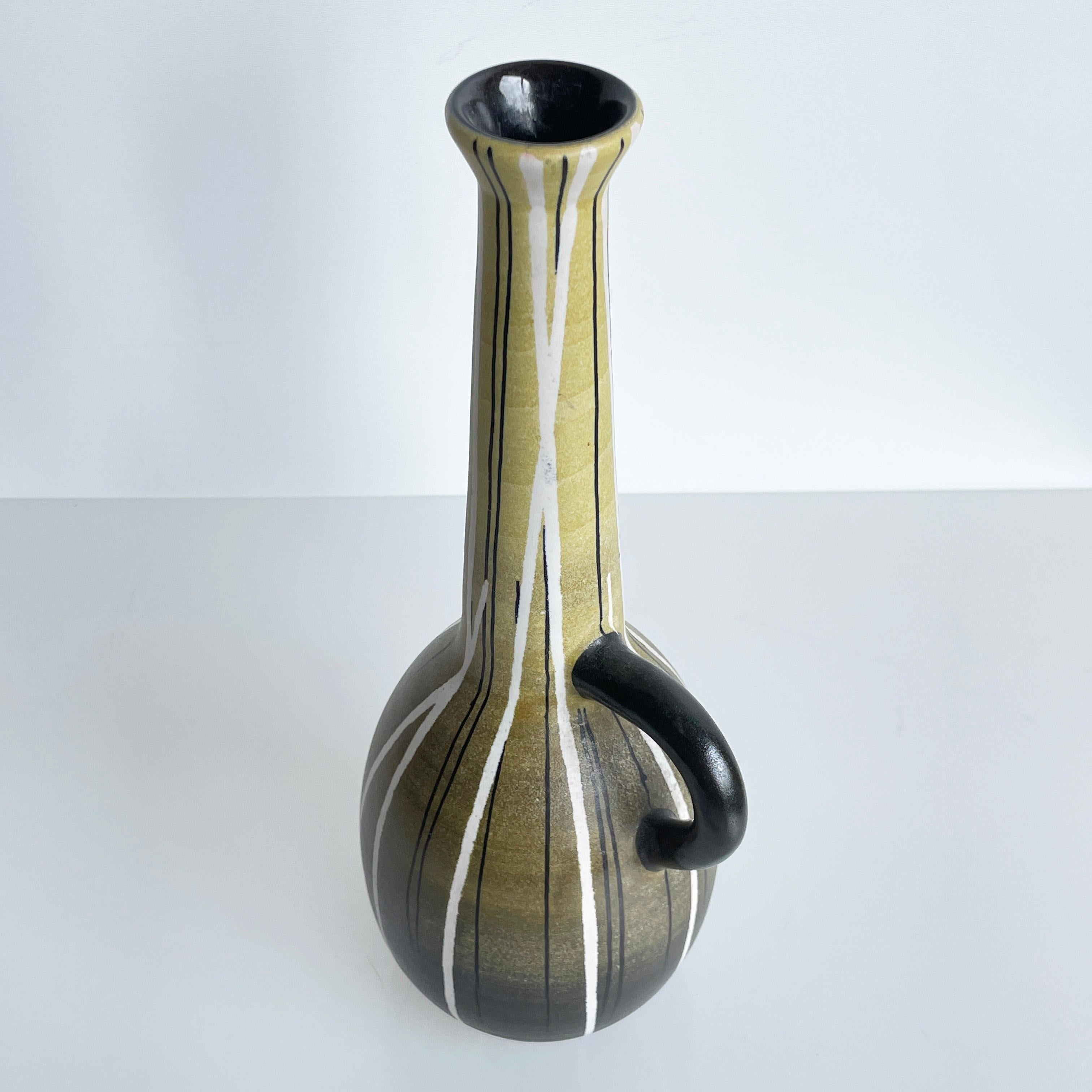 Suisse Vase Keramik Ziegler Schaffhausen des années 1950 en vente